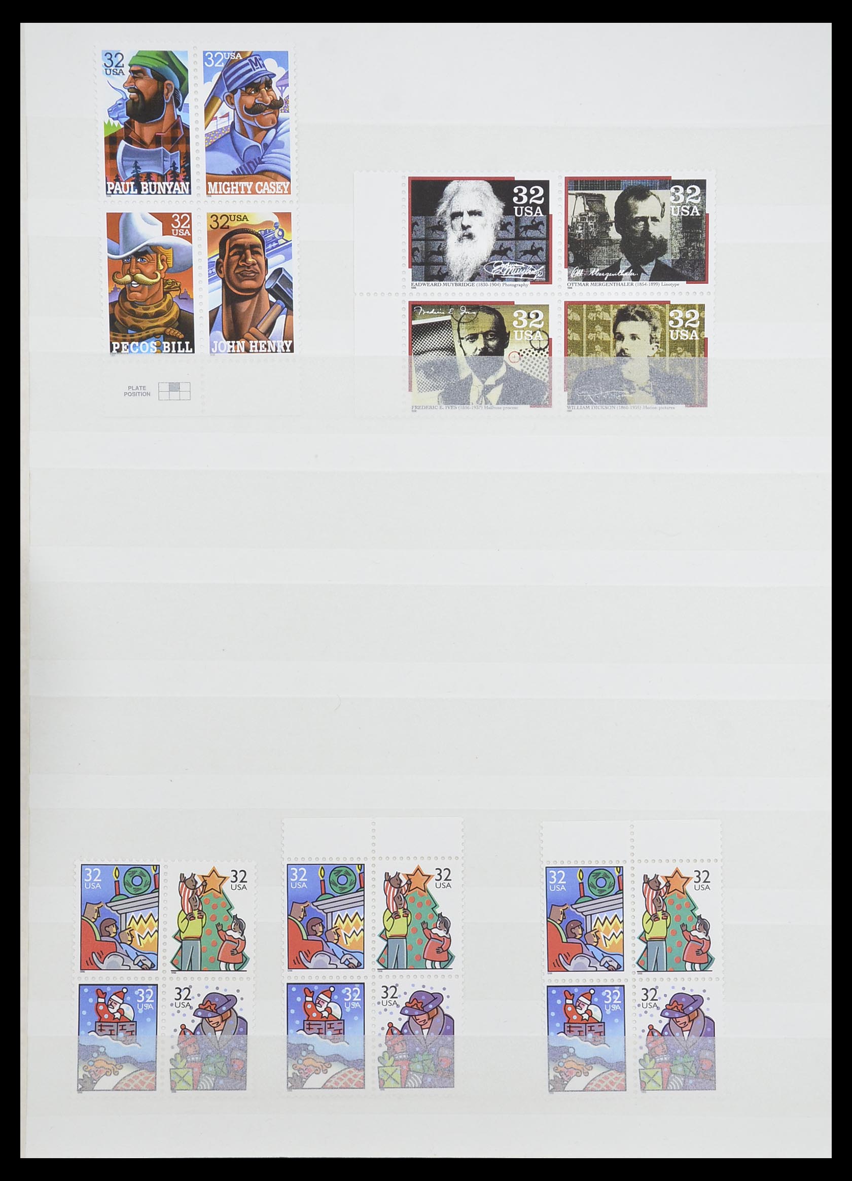 33904 186 - Stamp collection 33904 USA 1938-1998.