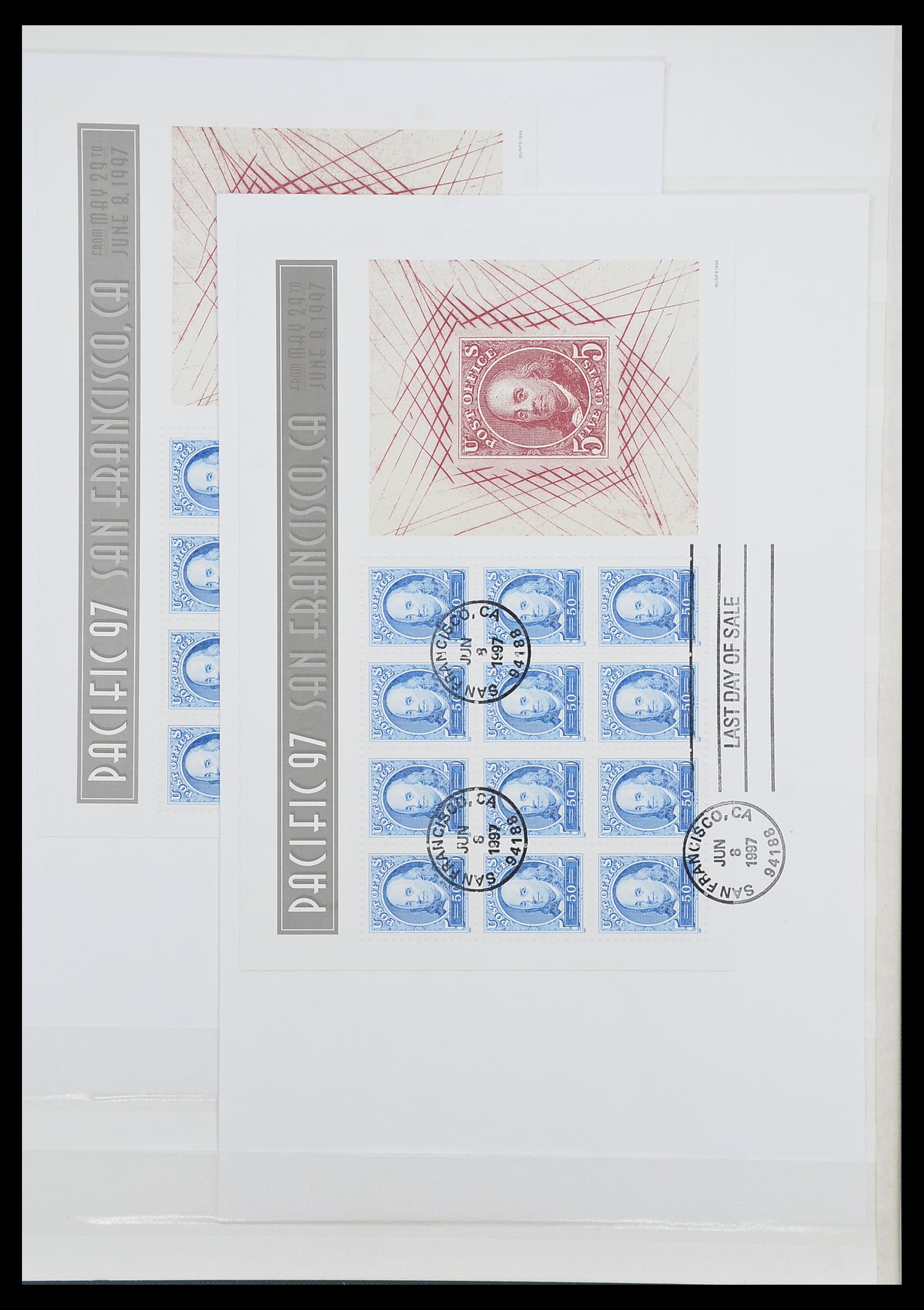 33904 187 - Stamp collection 33904 USA 1938-1998.