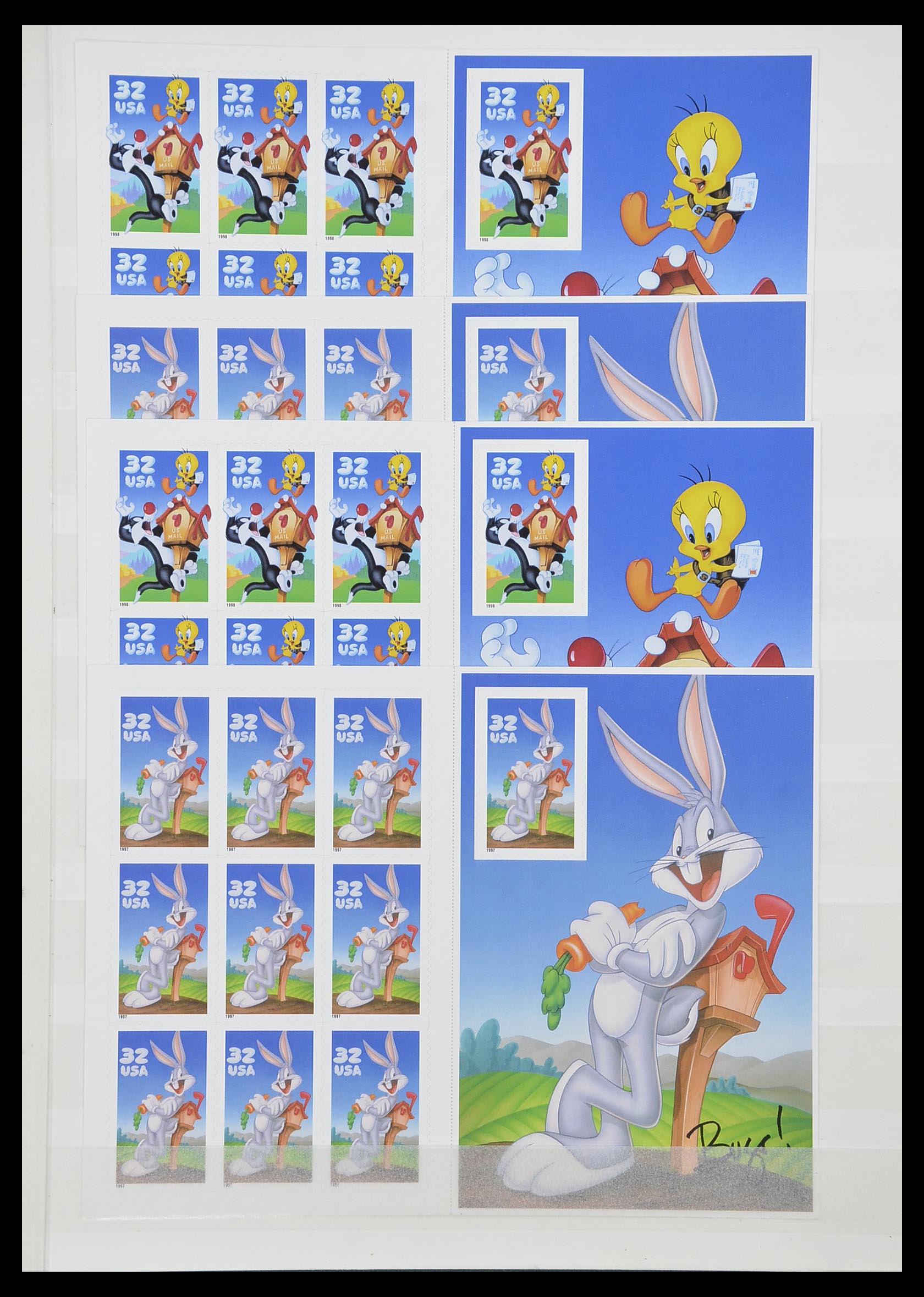 33904 189 - Postzegelverzameling 33904 USA 1938-1998.