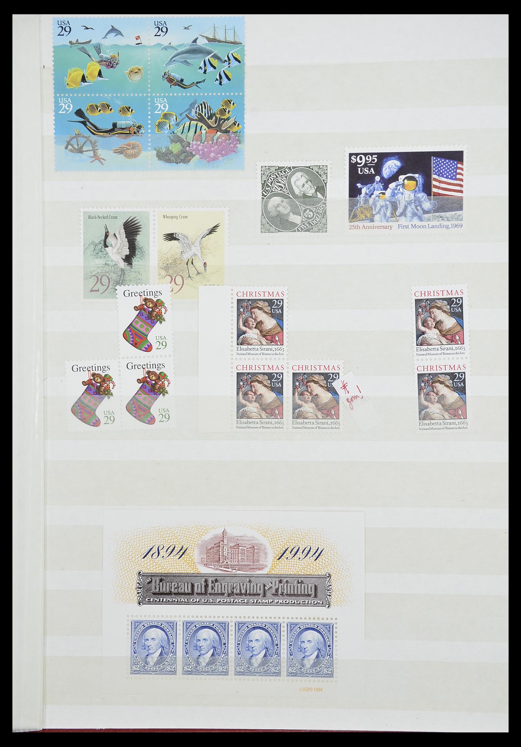 33904 194 - Postzegelverzameling 33904 USA 1938-1998.
