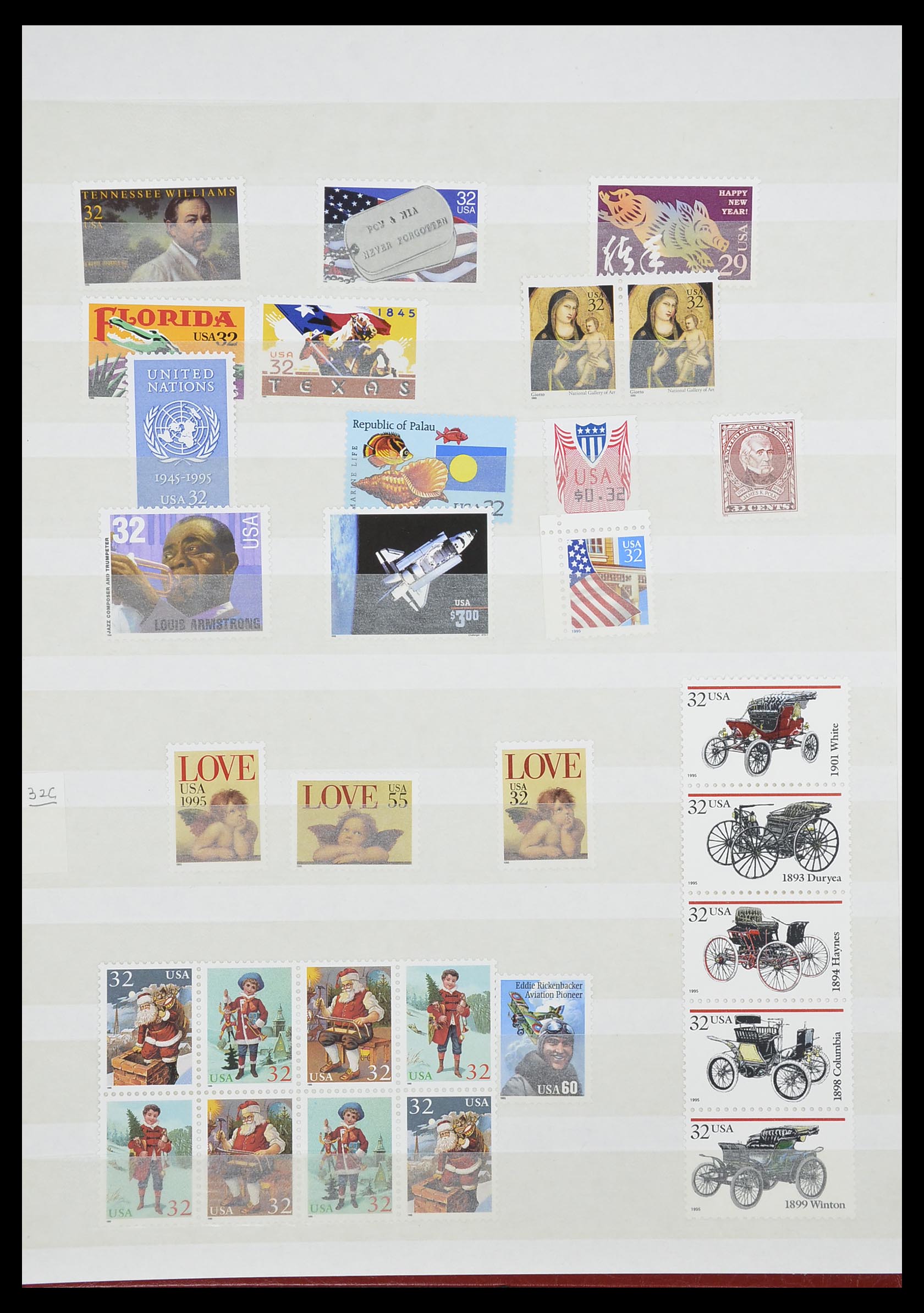 33904 195 - Postzegelverzameling 33904 USA 1938-1998.