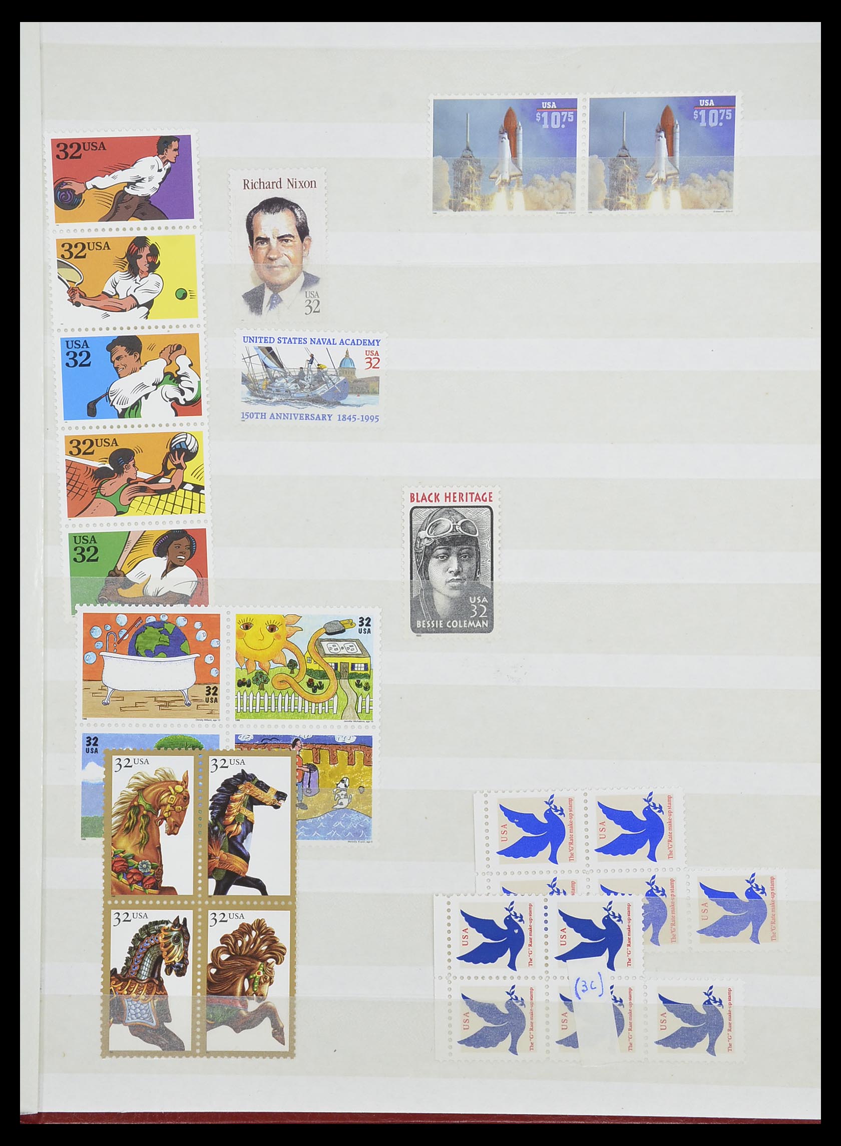 33904 196 - Postzegelverzameling 33904 USA 1938-1998.