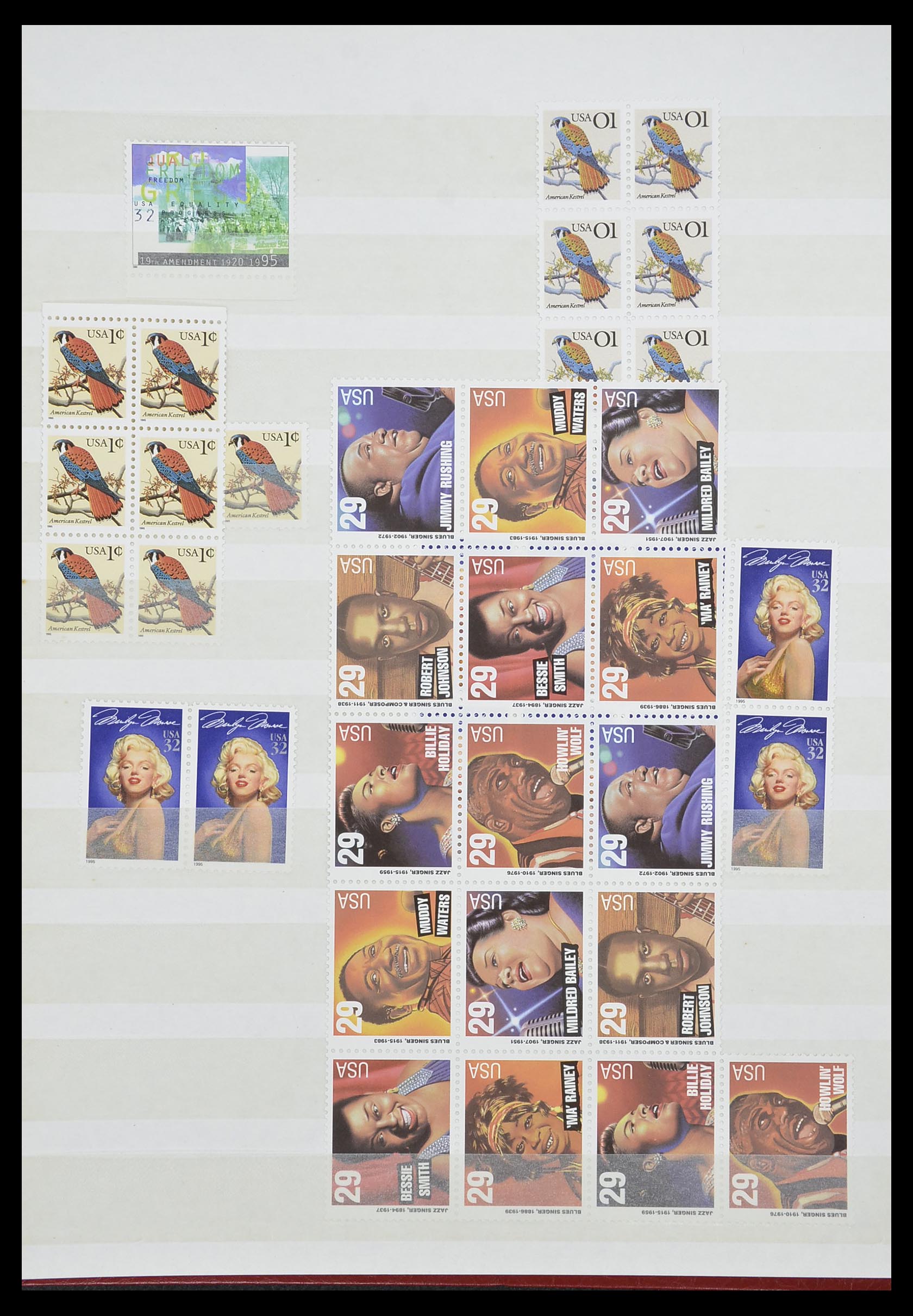 33904 197 - Postzegelverzameling 33904 USA 1938-1998.