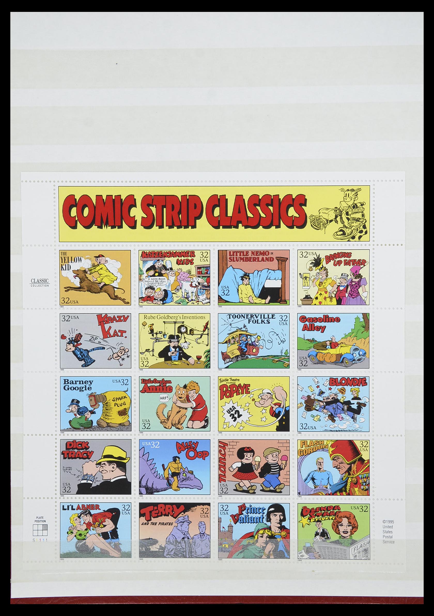 33904 199 - Postzegelverzameling 33904 USA 1938-1998.
