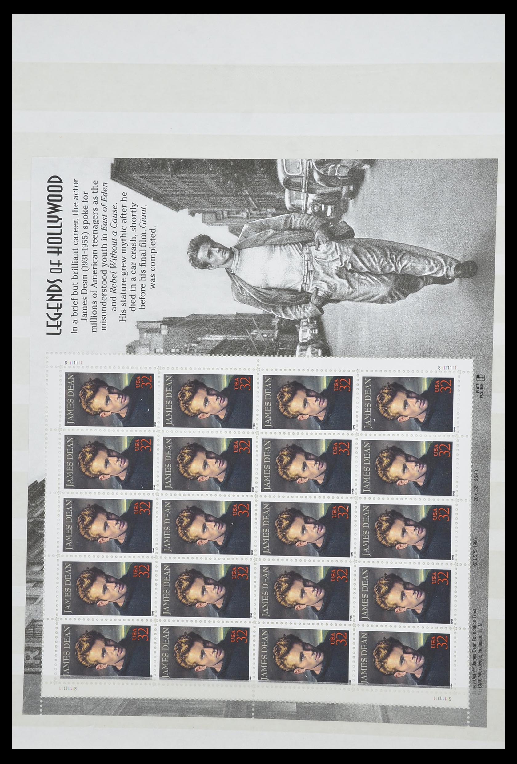33904 200 - Postzegelverzameling 33904 USA 1938-1998.