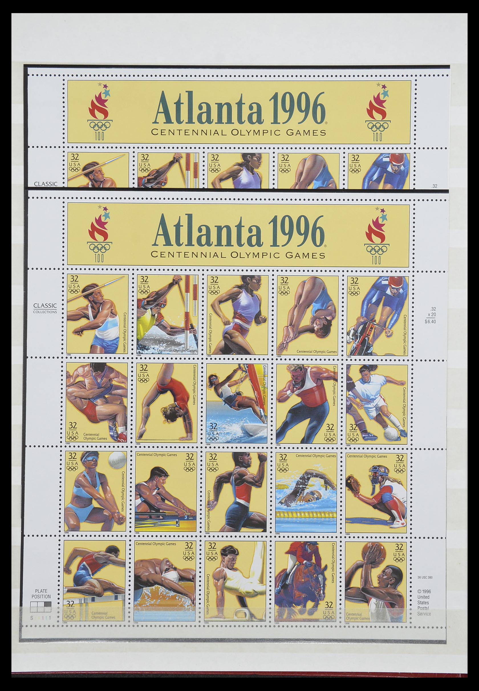 33904 205 - Stamp collection 33904 USA 1938-1998.