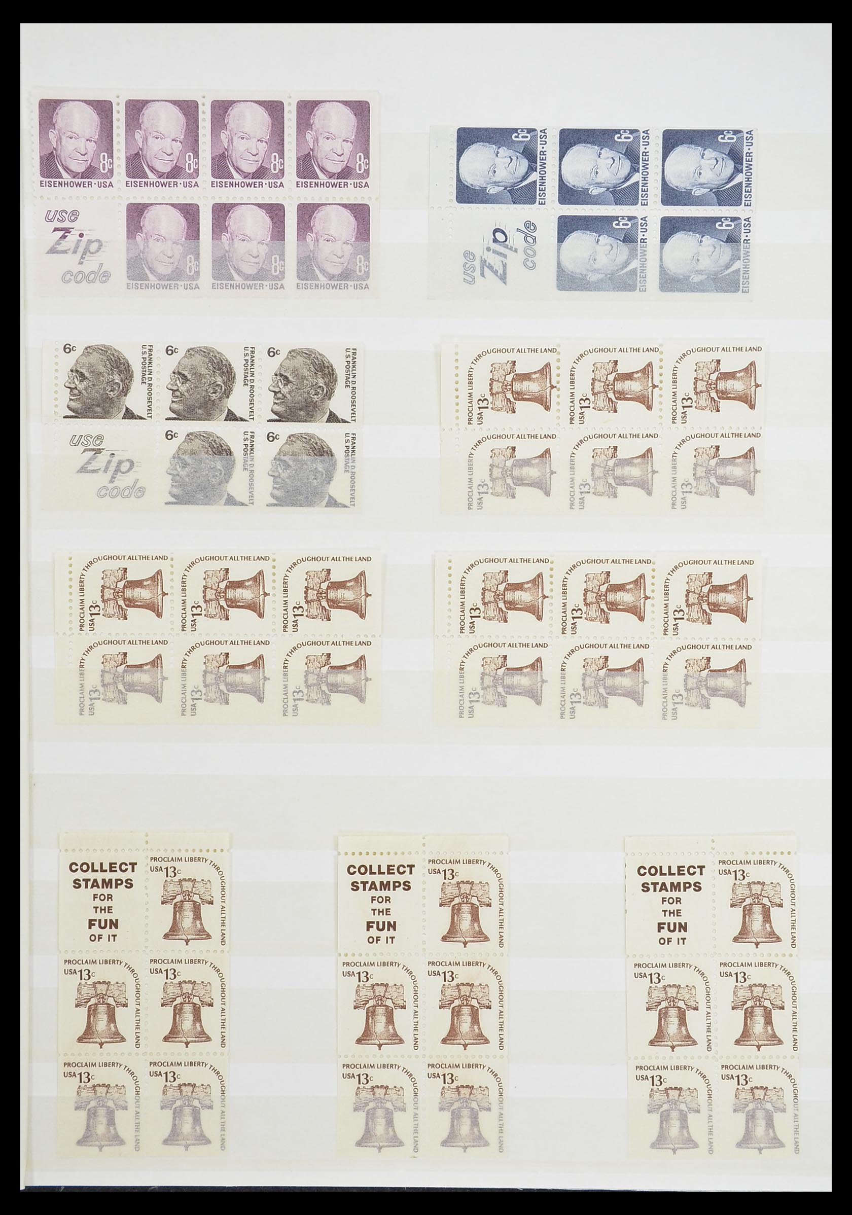 33904 206 - Stamp collection 33904 USA 1938-1998.