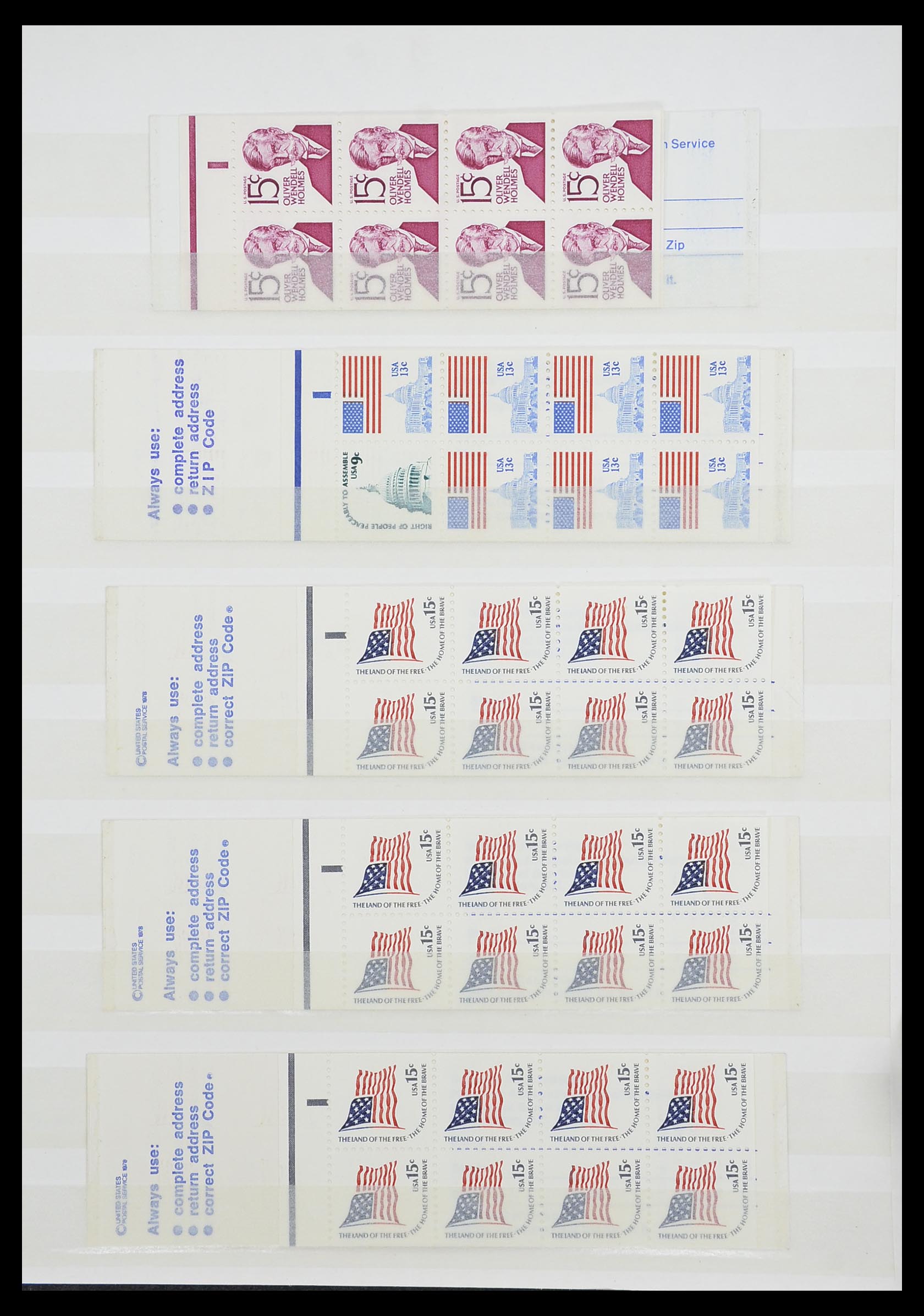 33904 208 - Stamp collection 33904 USA 1938-1998.