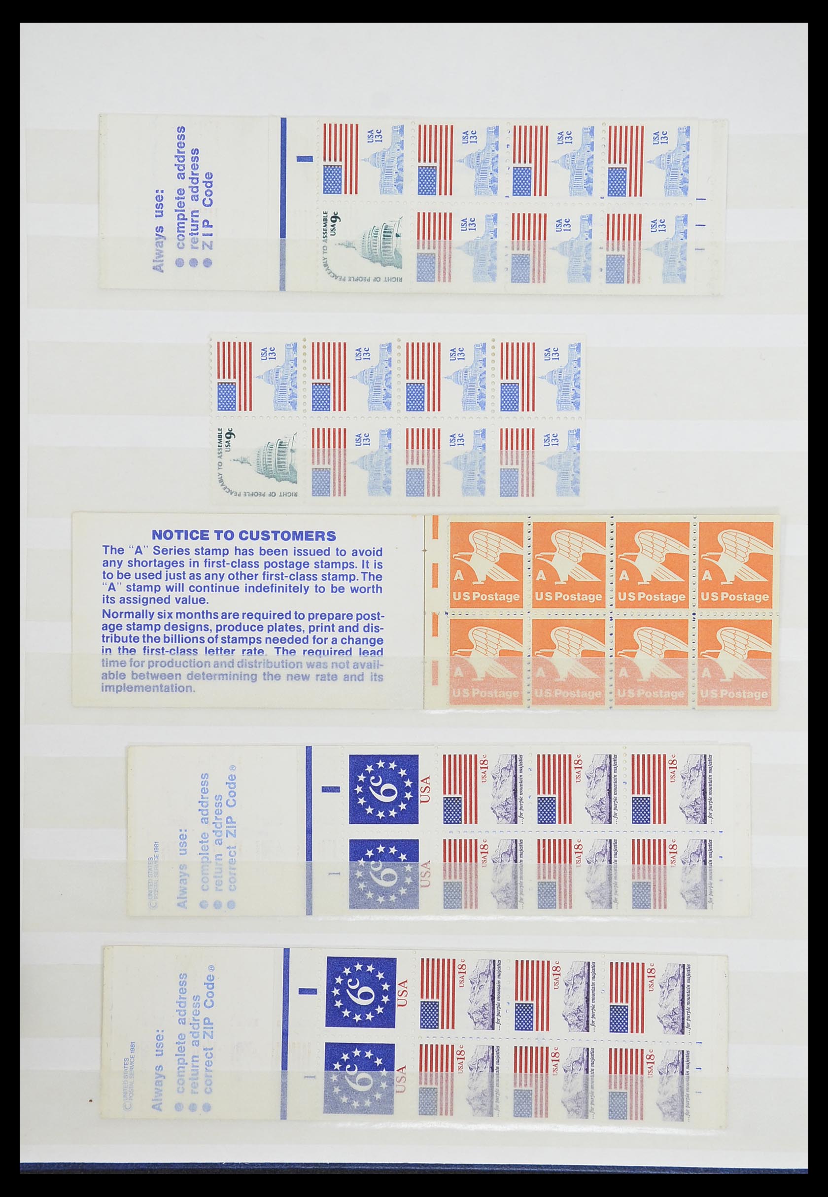 33904 209 - Stamp collection 33904 USA 1938-1998.