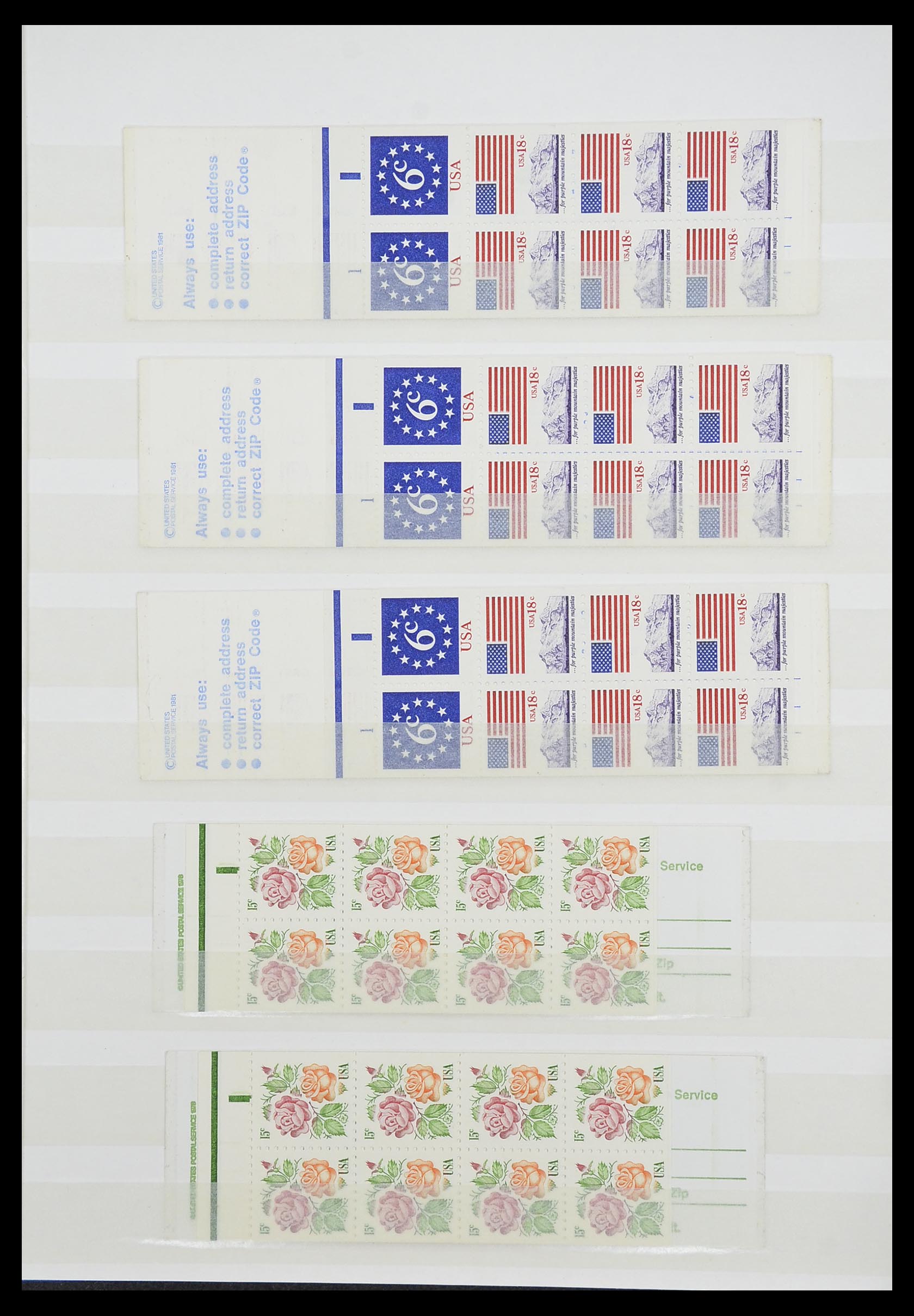 33904 210 - Stamp collection 33904 USA 1938-1998.