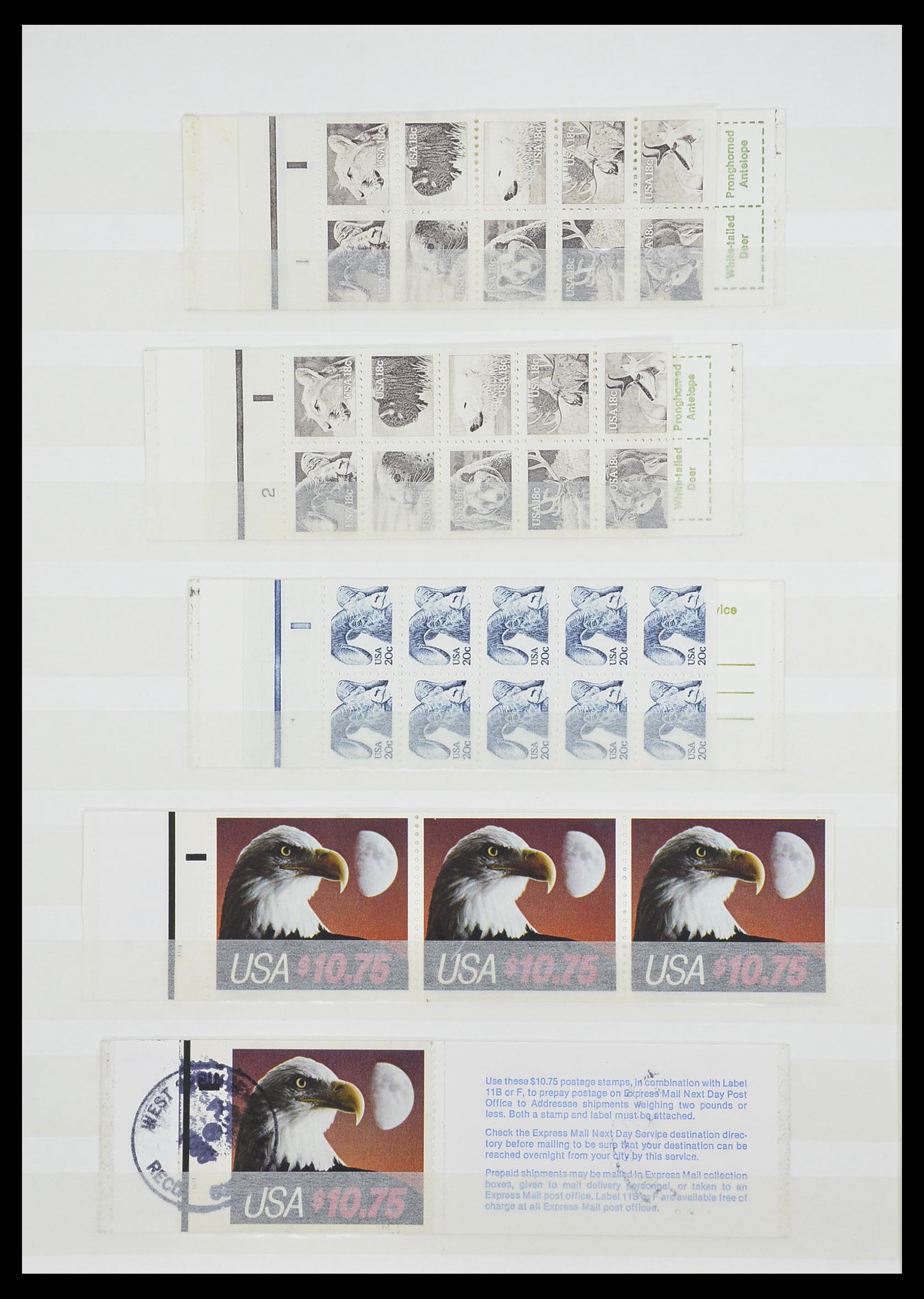 33904 213 - Stamp collection 33904 USA 1938-1998.