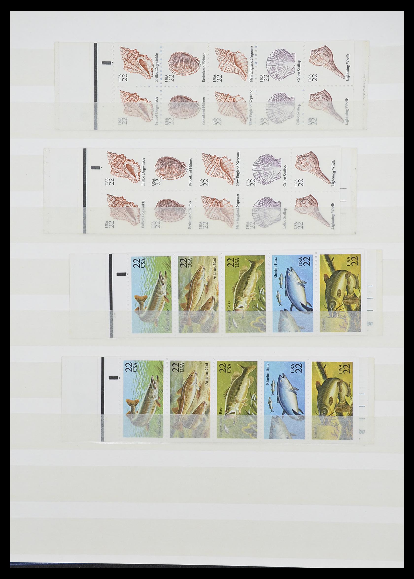 33904 214 - Stamp collection 33904 USA 1938-1998.