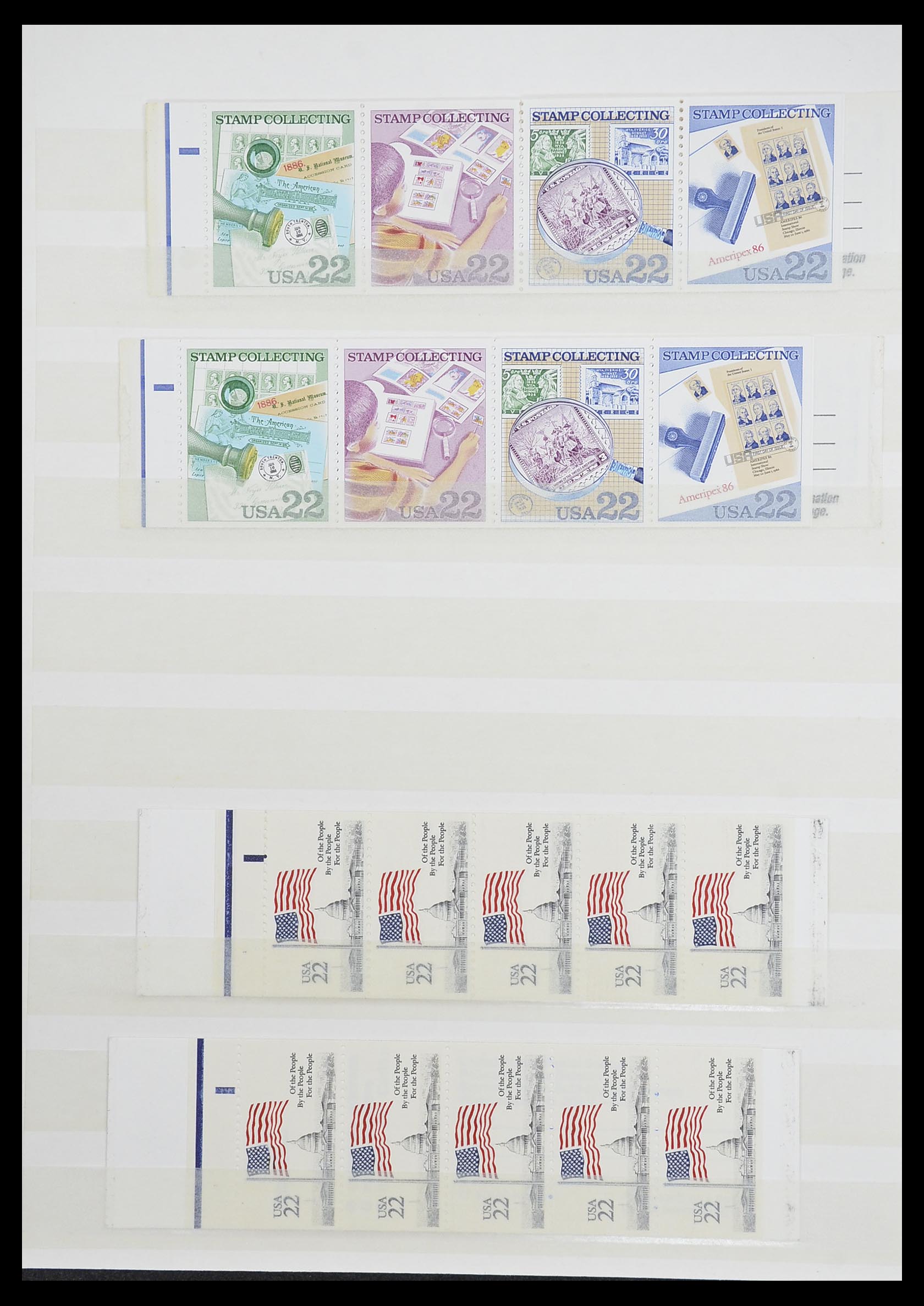 33904 215 - Stamp collection 33904 USA 1938-1998.