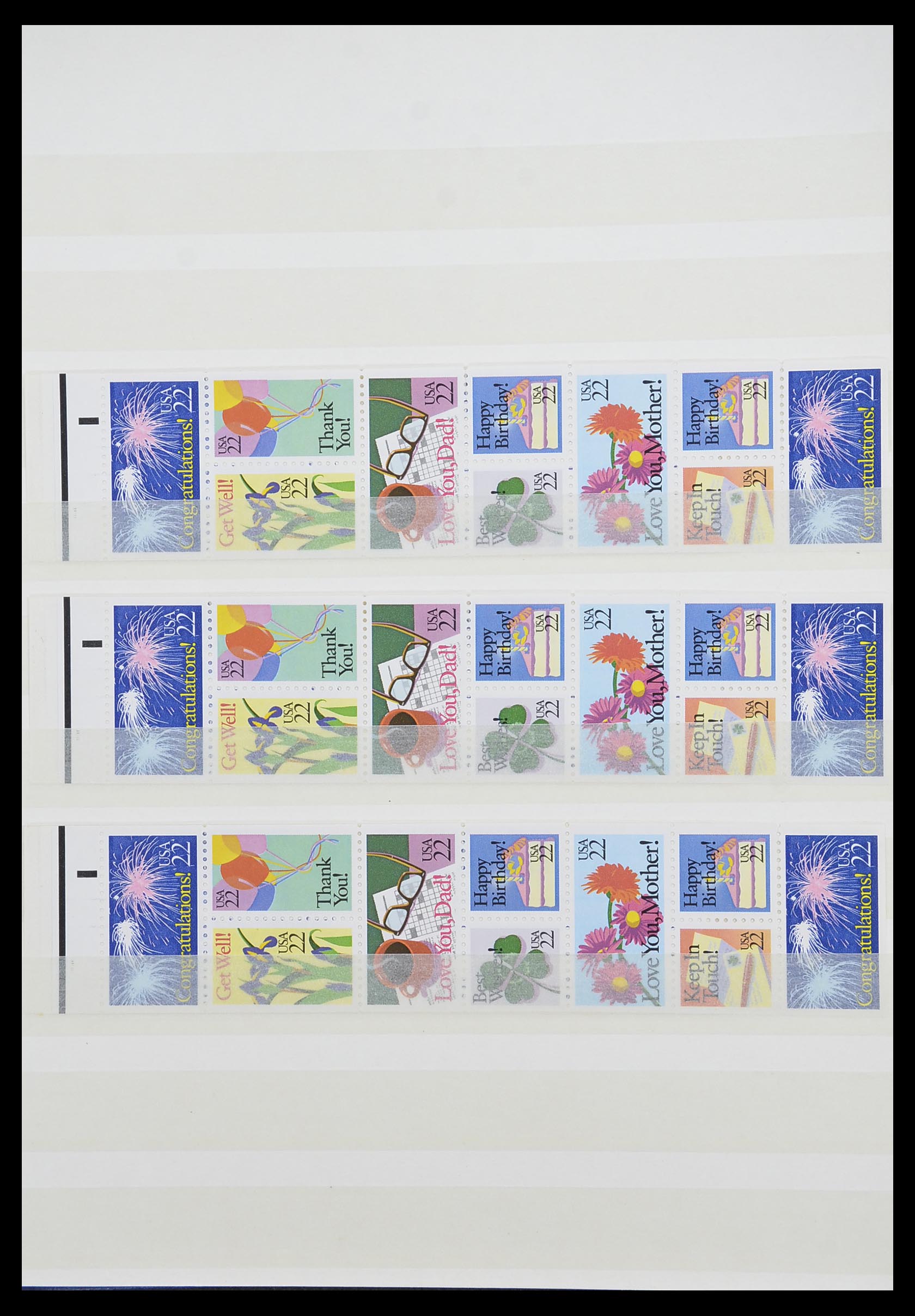 33904 216 - Stamp collection 33904 USA 1938-1998.