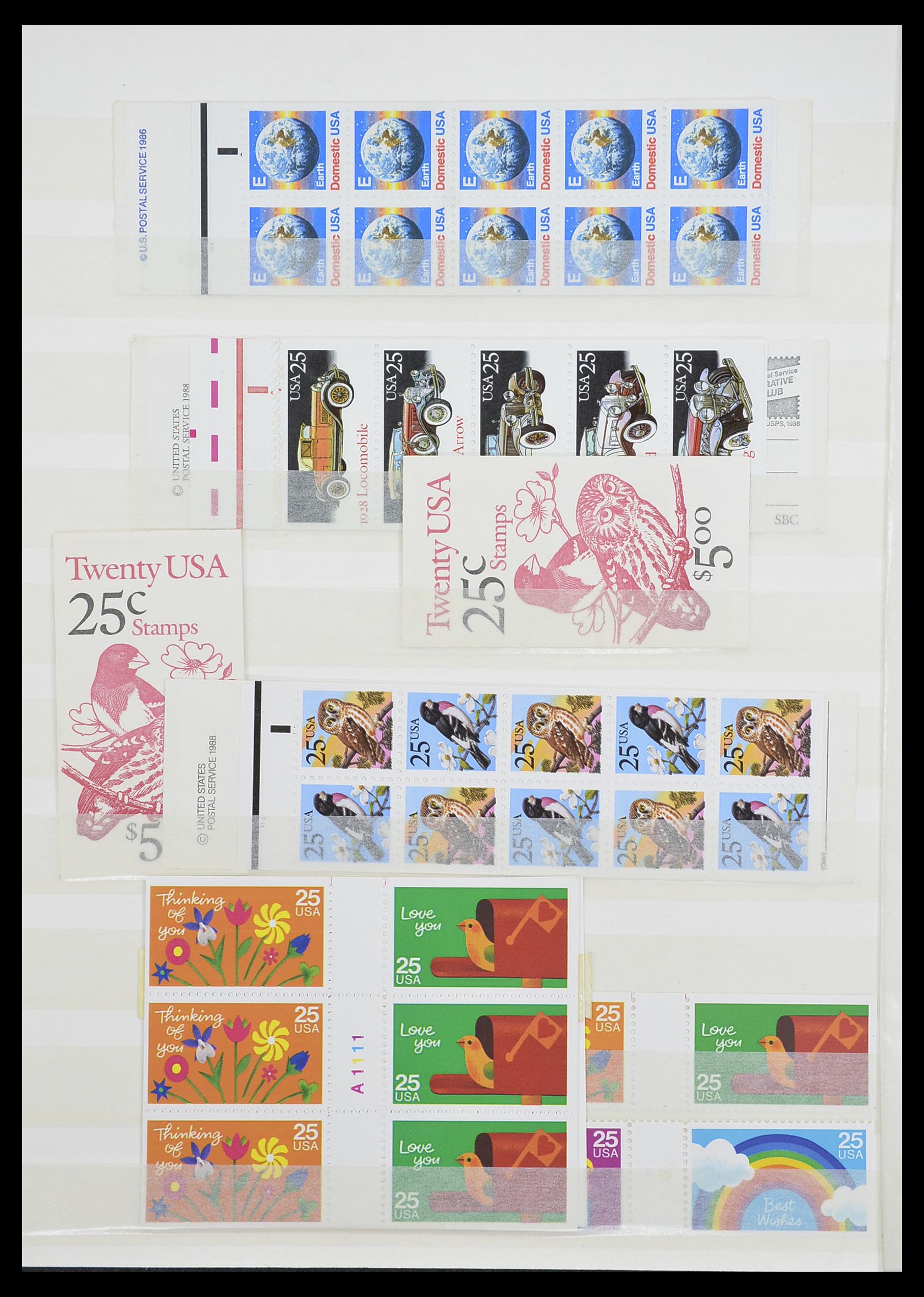 33904 219 - Stamp collection 33904 USA 1938-1998.