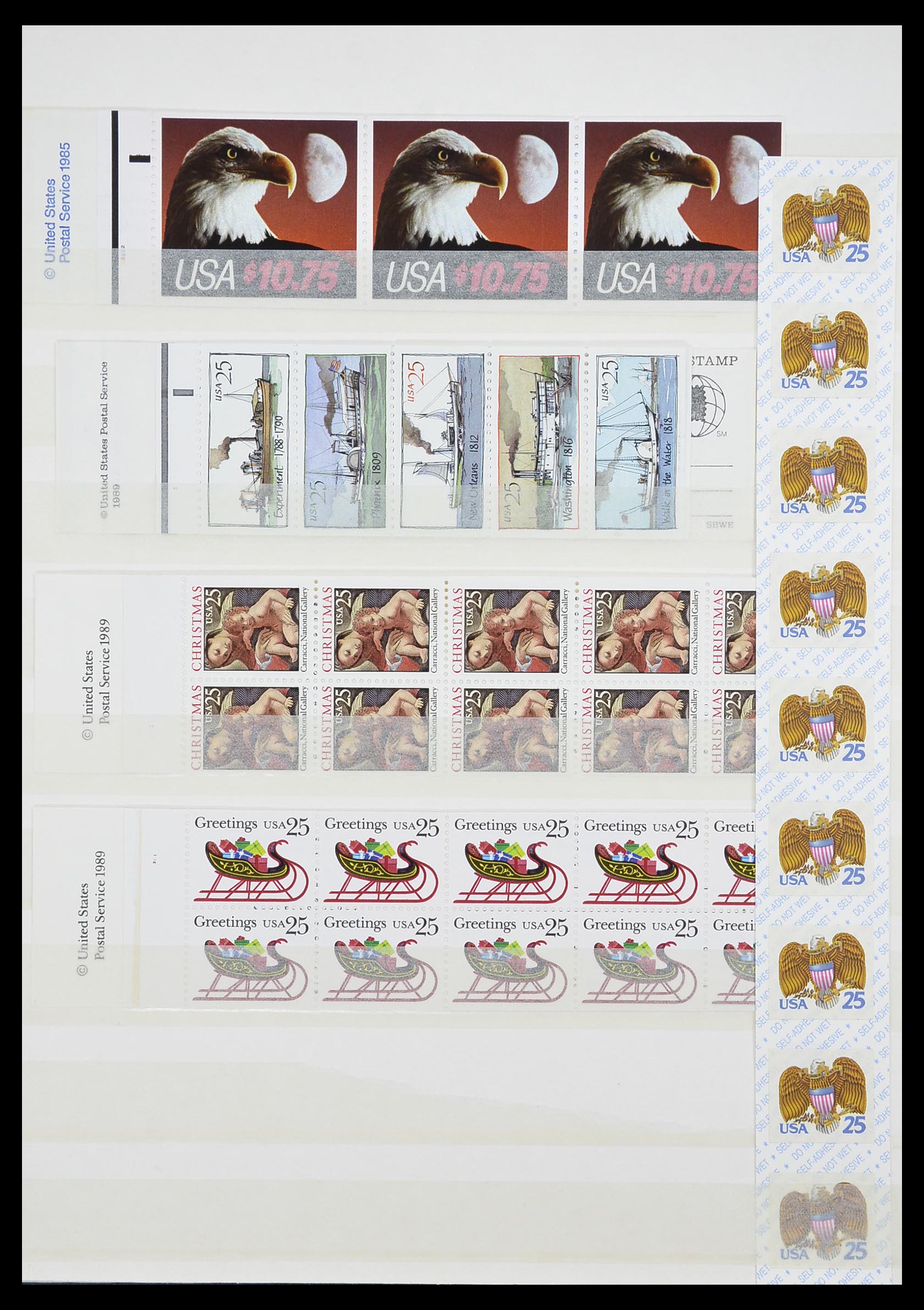 33904 221 - Stamp collection 33904 USA 1938-1998.