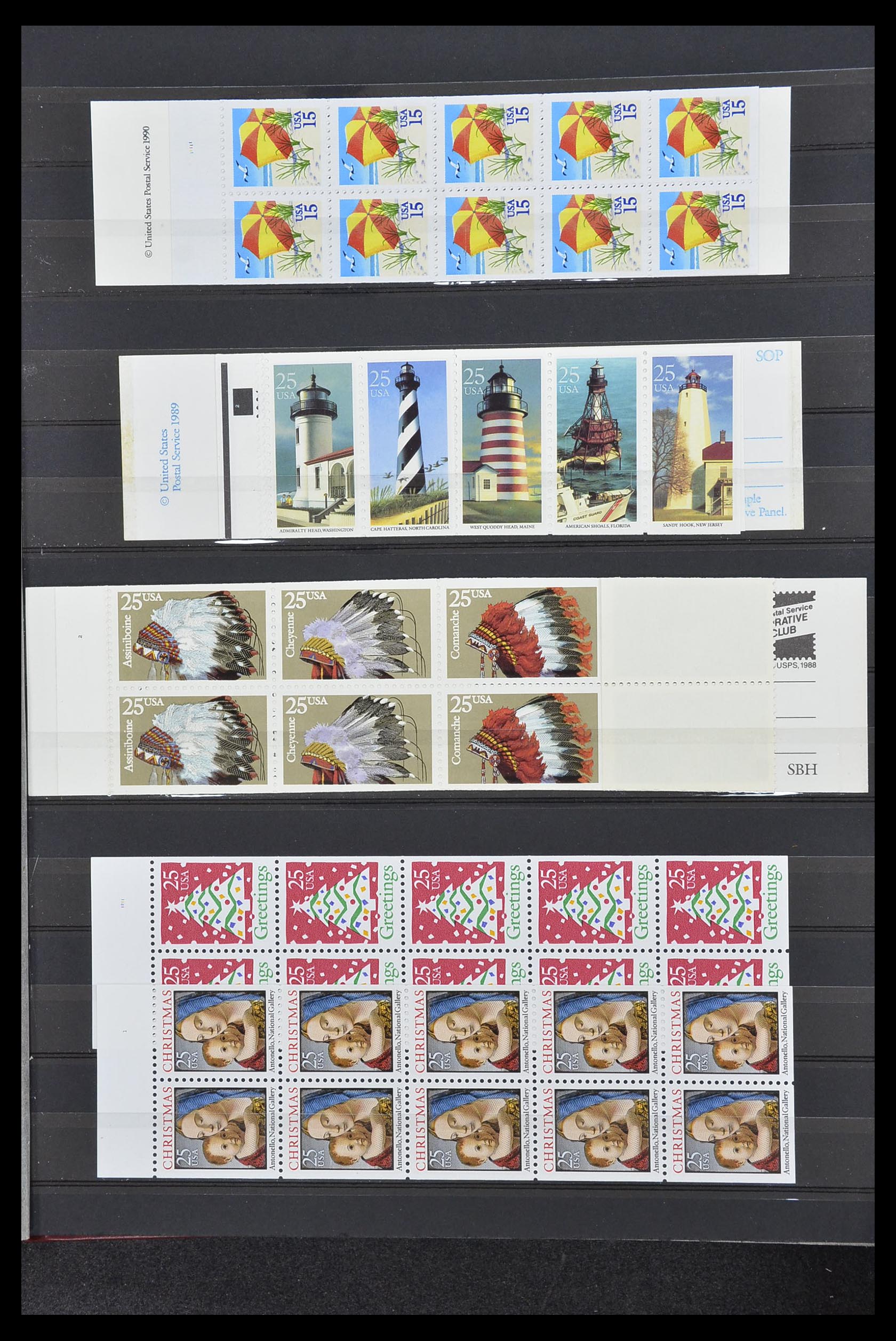 33904 222 - Postzegelverzameling 33904 USA 1938-1998.