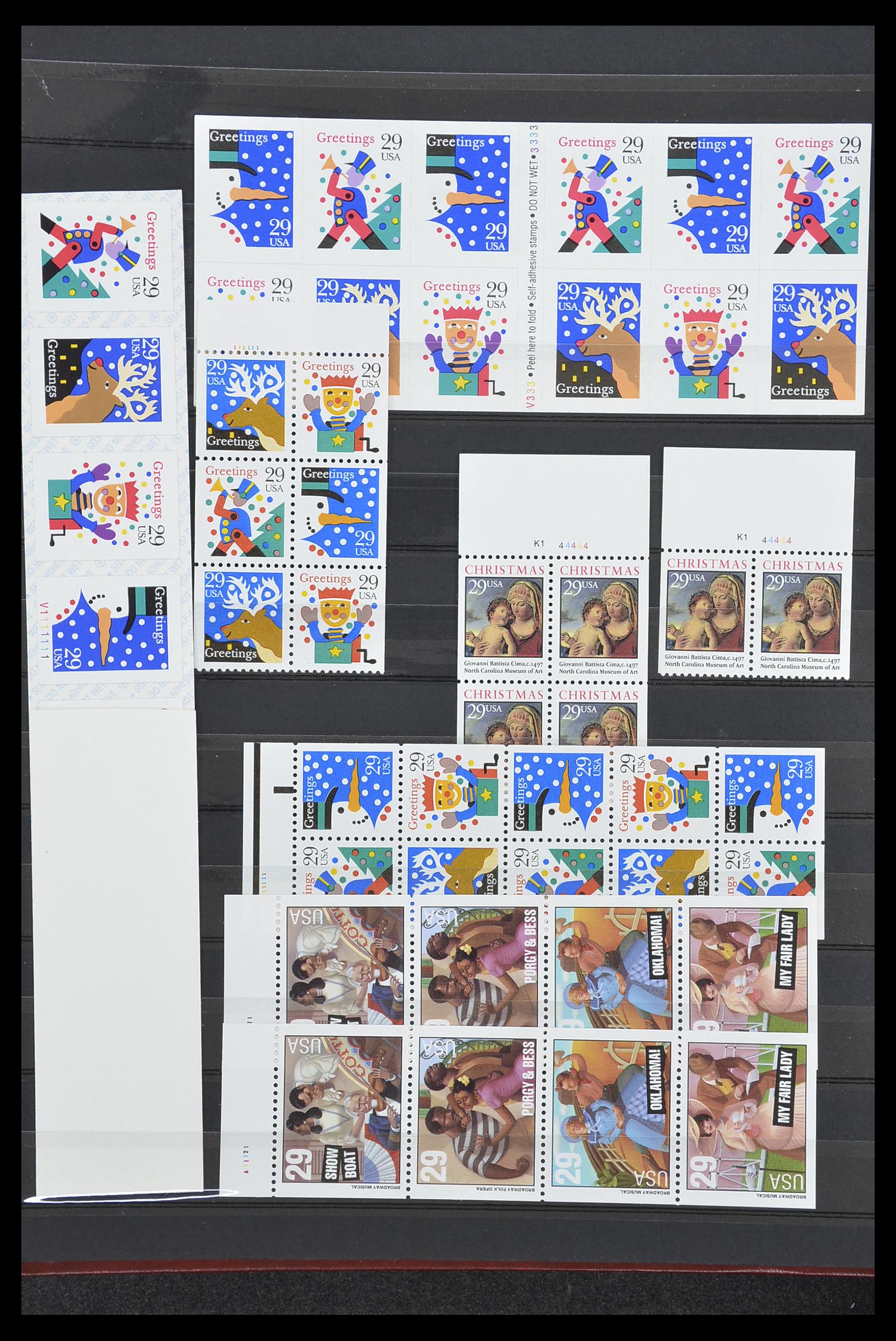 33904 230 - Stamp collection 33904 USA 1938-1998.