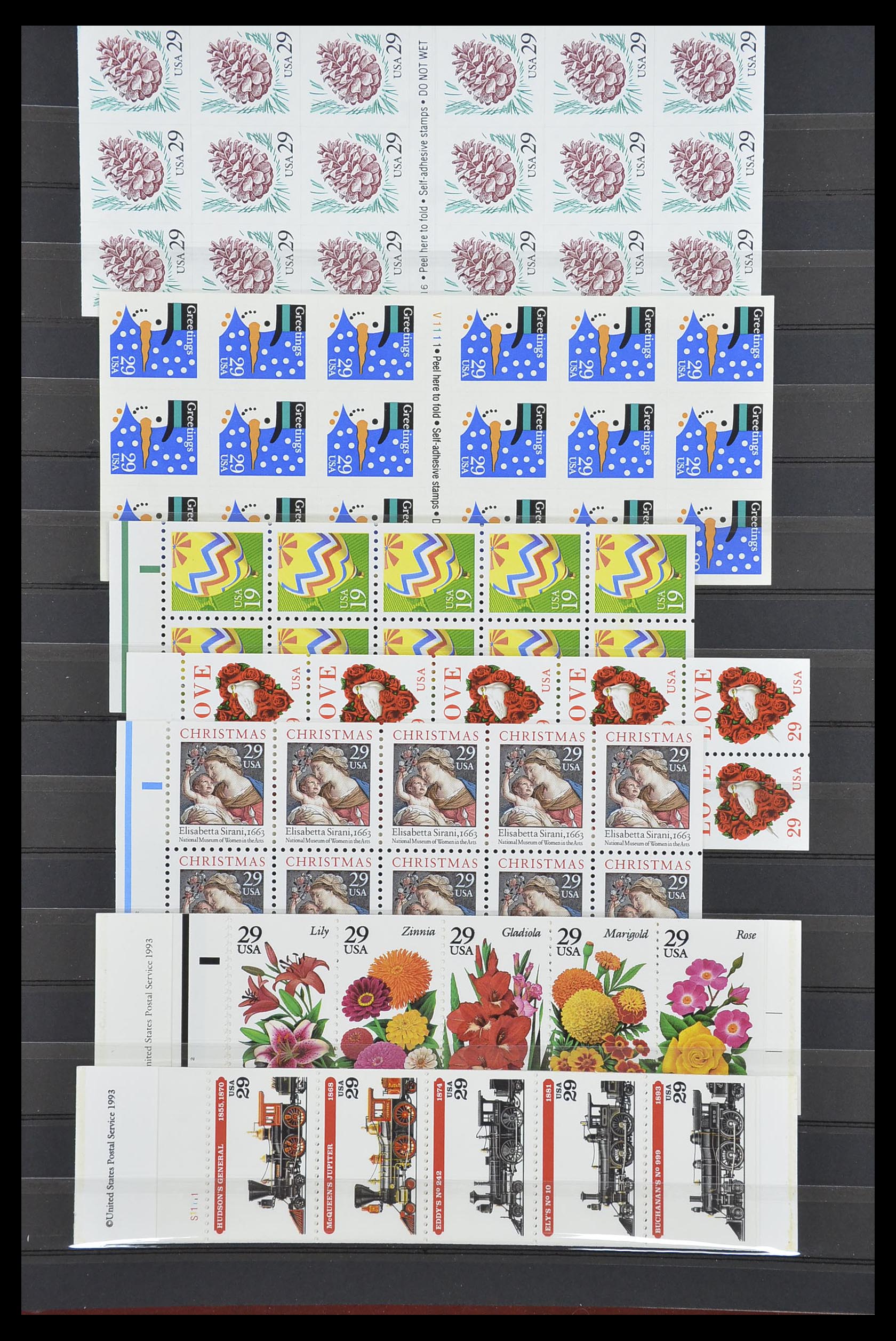 33904 232 - Stamp collection 33904 USA 1938-1998.