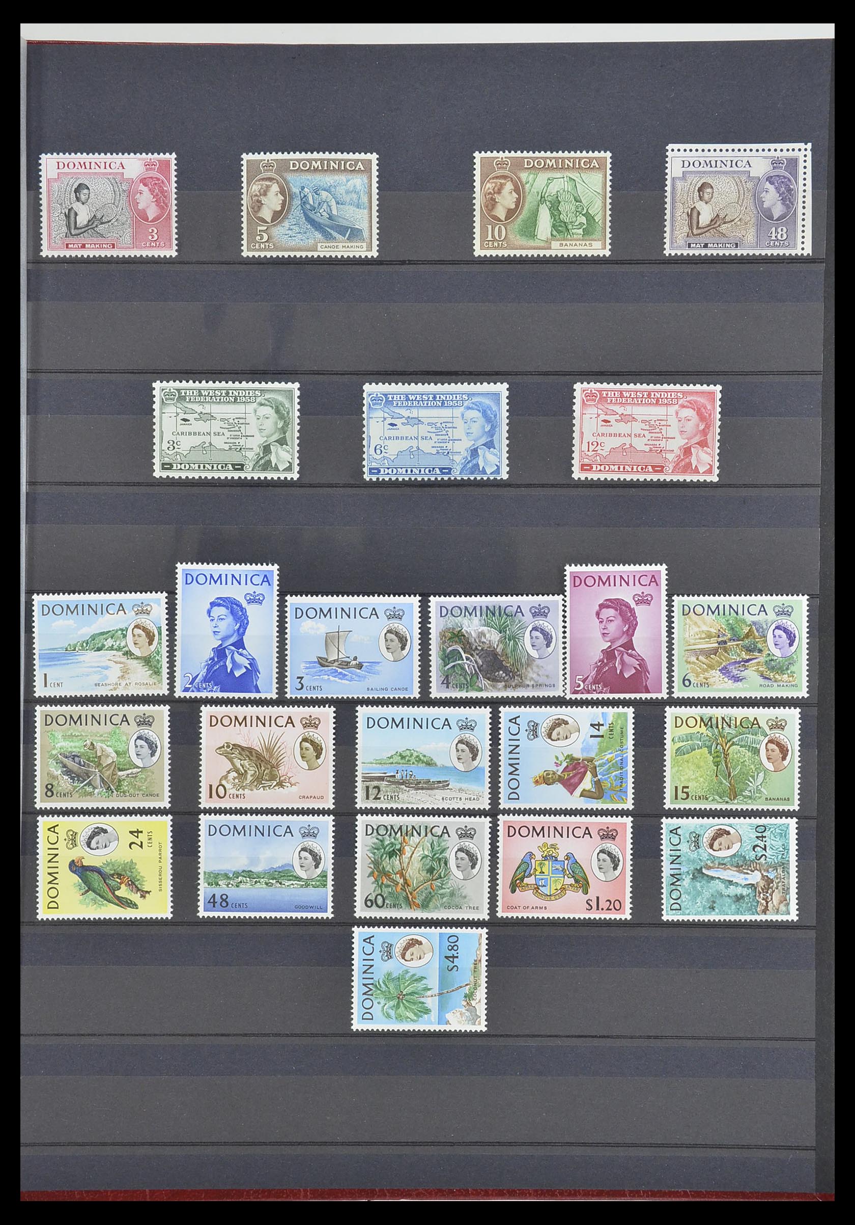 33907 005 - Postzegelverzameling 33907 Engelse koloniën 1935-1978.