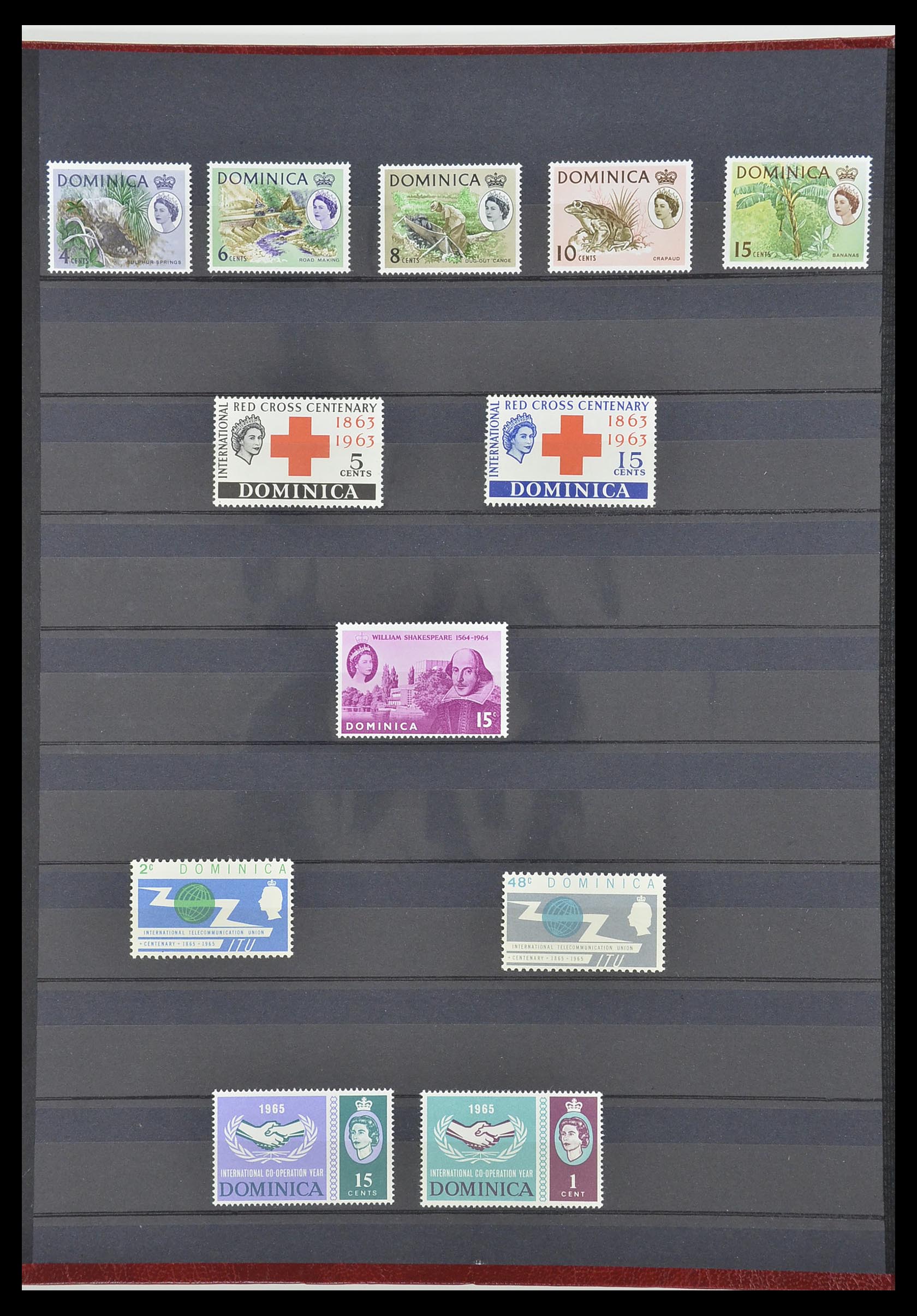33907 006 - Postzegelverzameling 33907 Engelse koloniën 1935-1978.