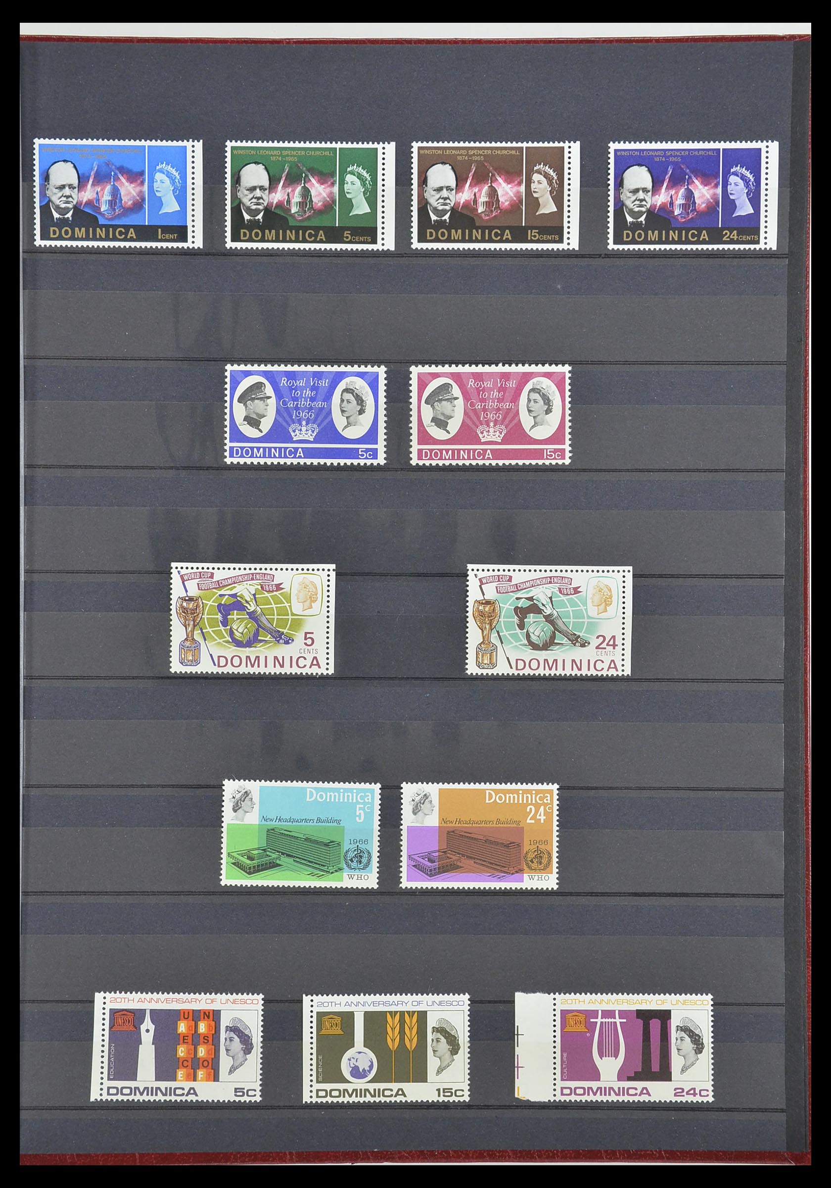 33907 007 - Postzegelverzameling 33907 Engelse koloniën 1935-1978.