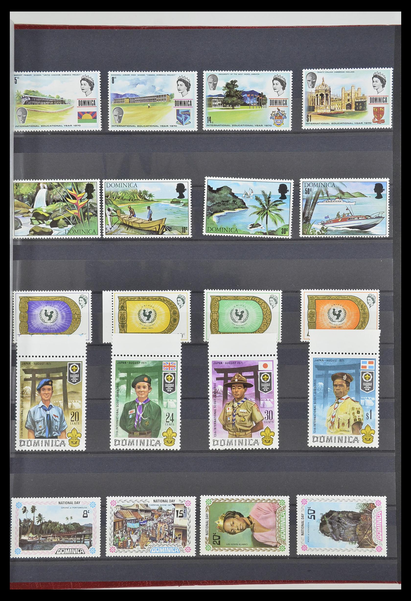 33907 013 - Postzegelverzameling 33907 Engelse koloniën 1935-1978.
