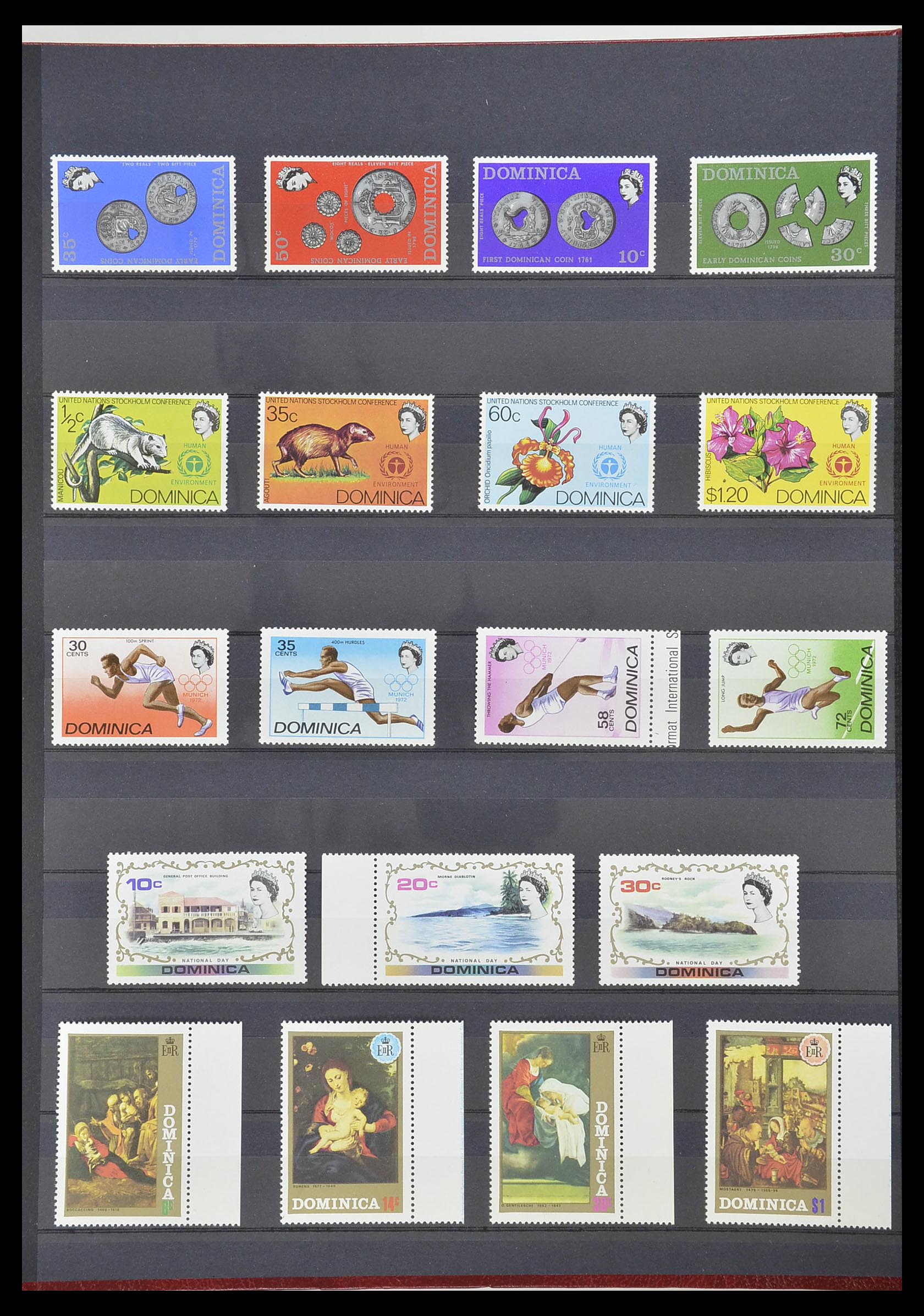 33907 014 - Postzegelverzameling 33907 Engelse koloniën 1935-1978.