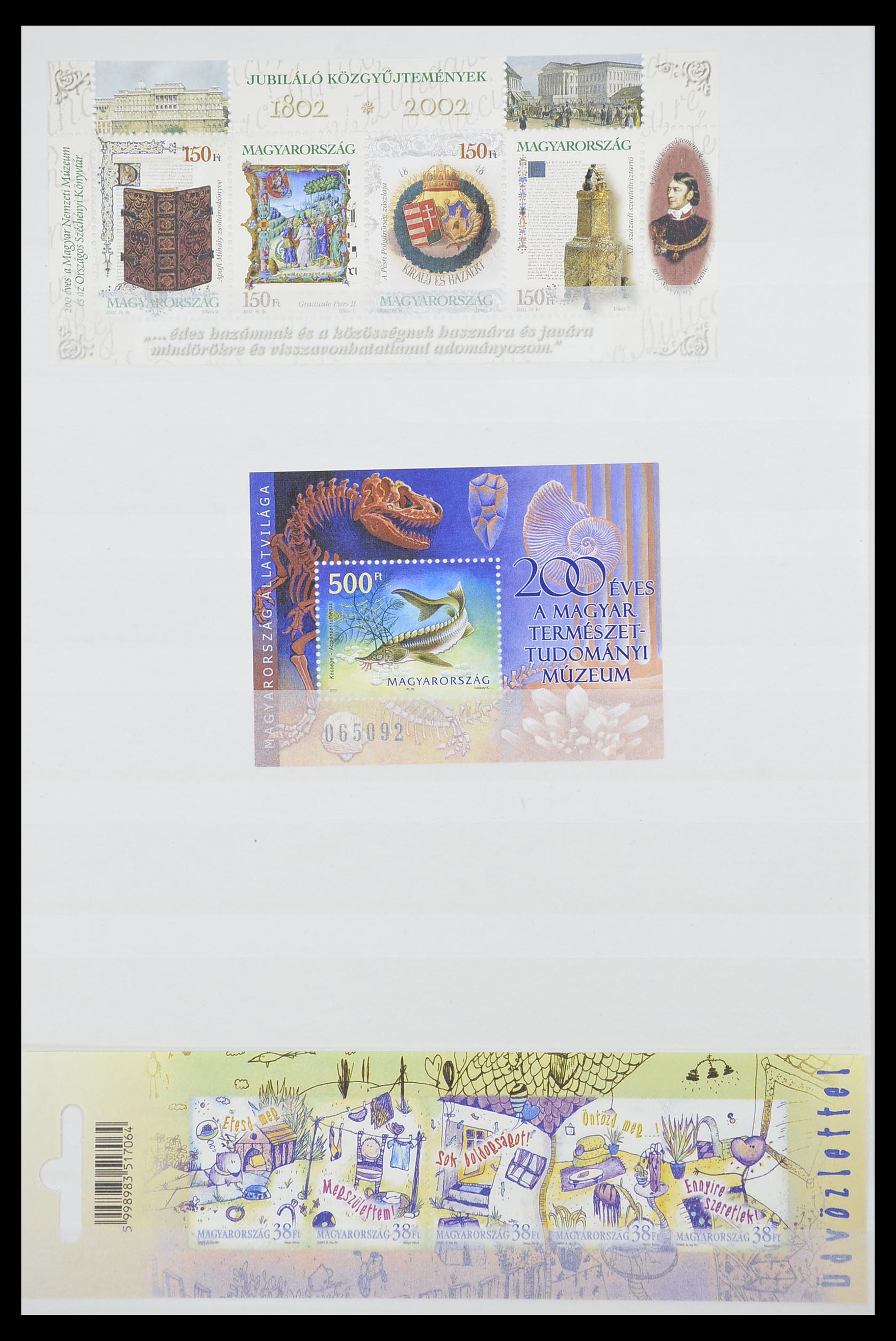 33909 030 - Postzegelverzameling 33909 Hongarije blokken 1977-2010.