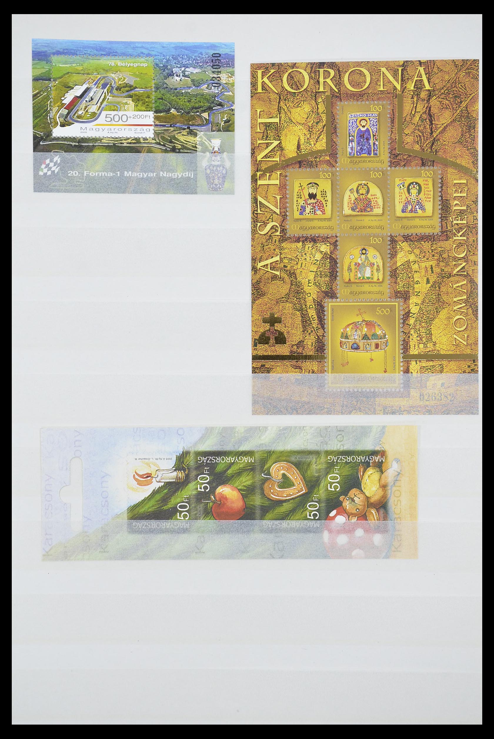 33909 039 - Postzegelverzameling 33909 Hongarije blokken 1977-2010.