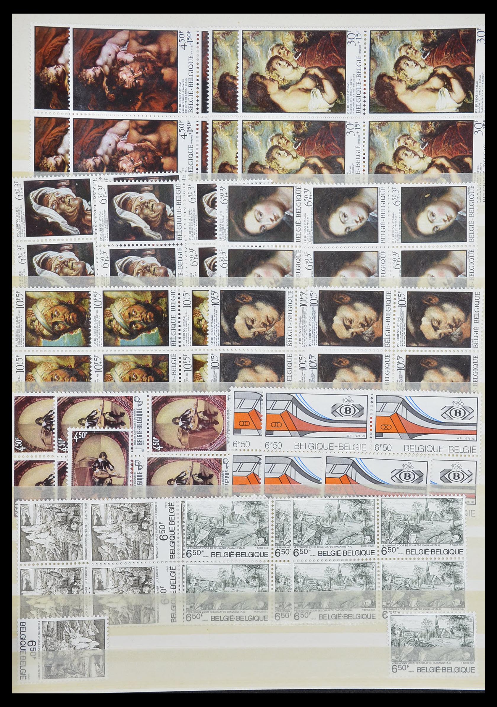 33910 002 - Stamp collection 33910 Belgium MNH 1978-2007.