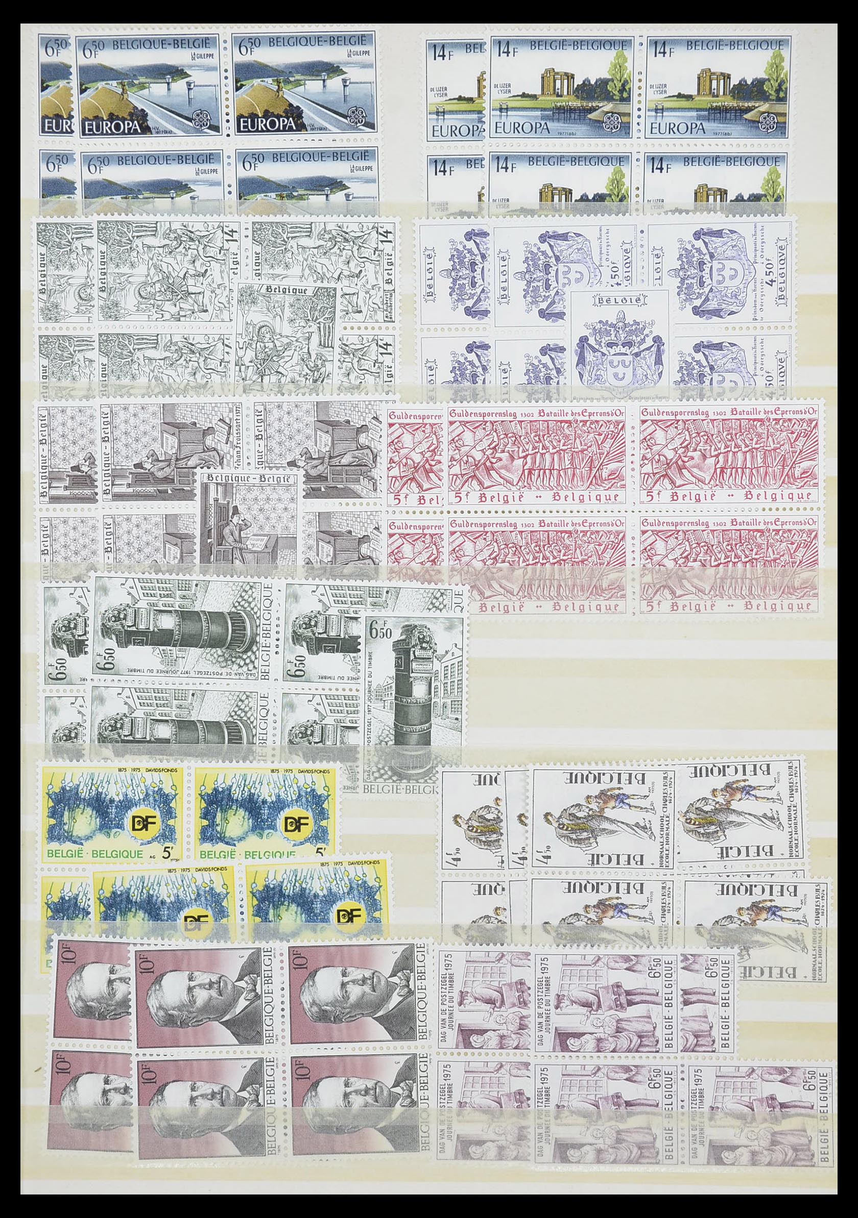33910 005 - Stamp collection 33910 Belgium MNH 1978-2007.