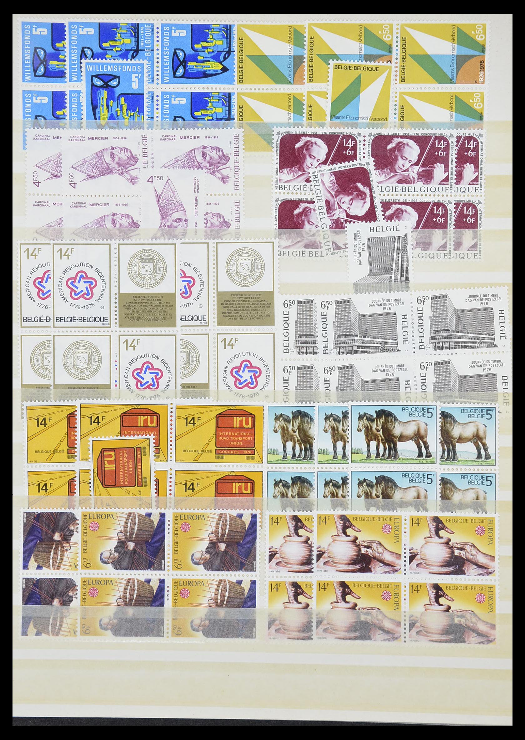 33910 009 - Stamp collection 33910 Belgium MNH 1978-2007.