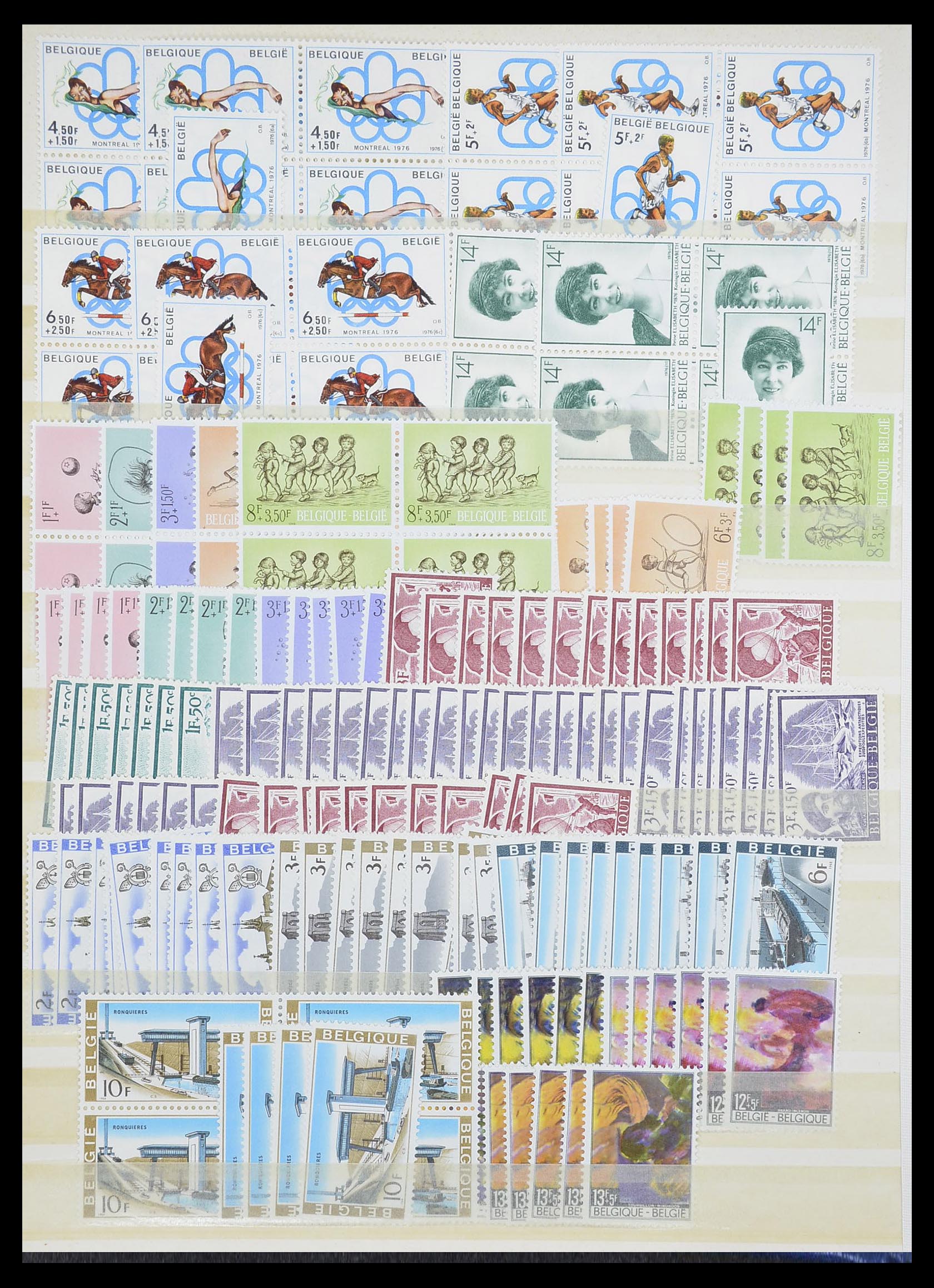 33910 010 - Stamp collection 33910 Belgium MNH 1978-2007.