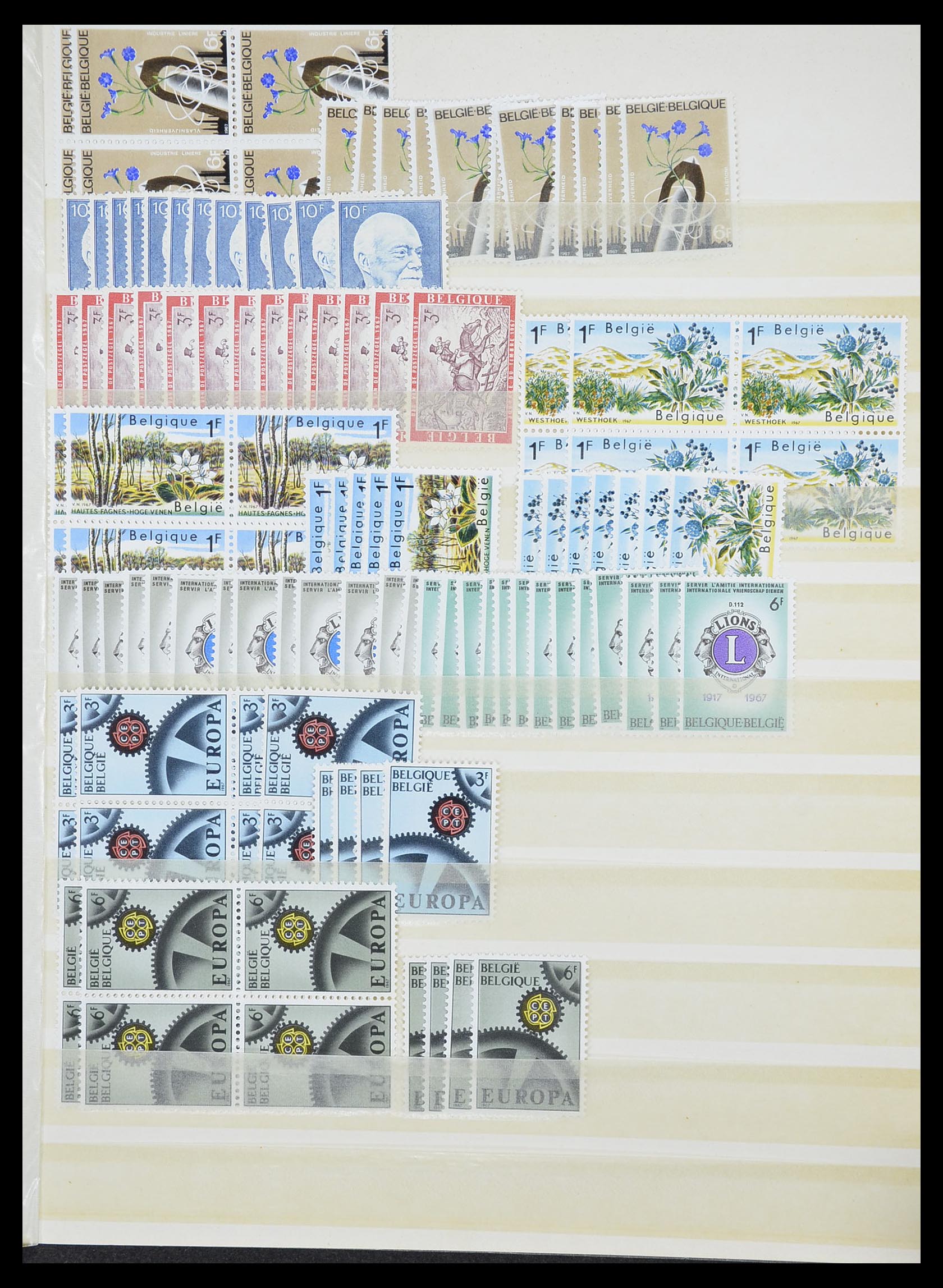 33910 013 - Postzegelverzameling 33910 België postfris 1978-2007.