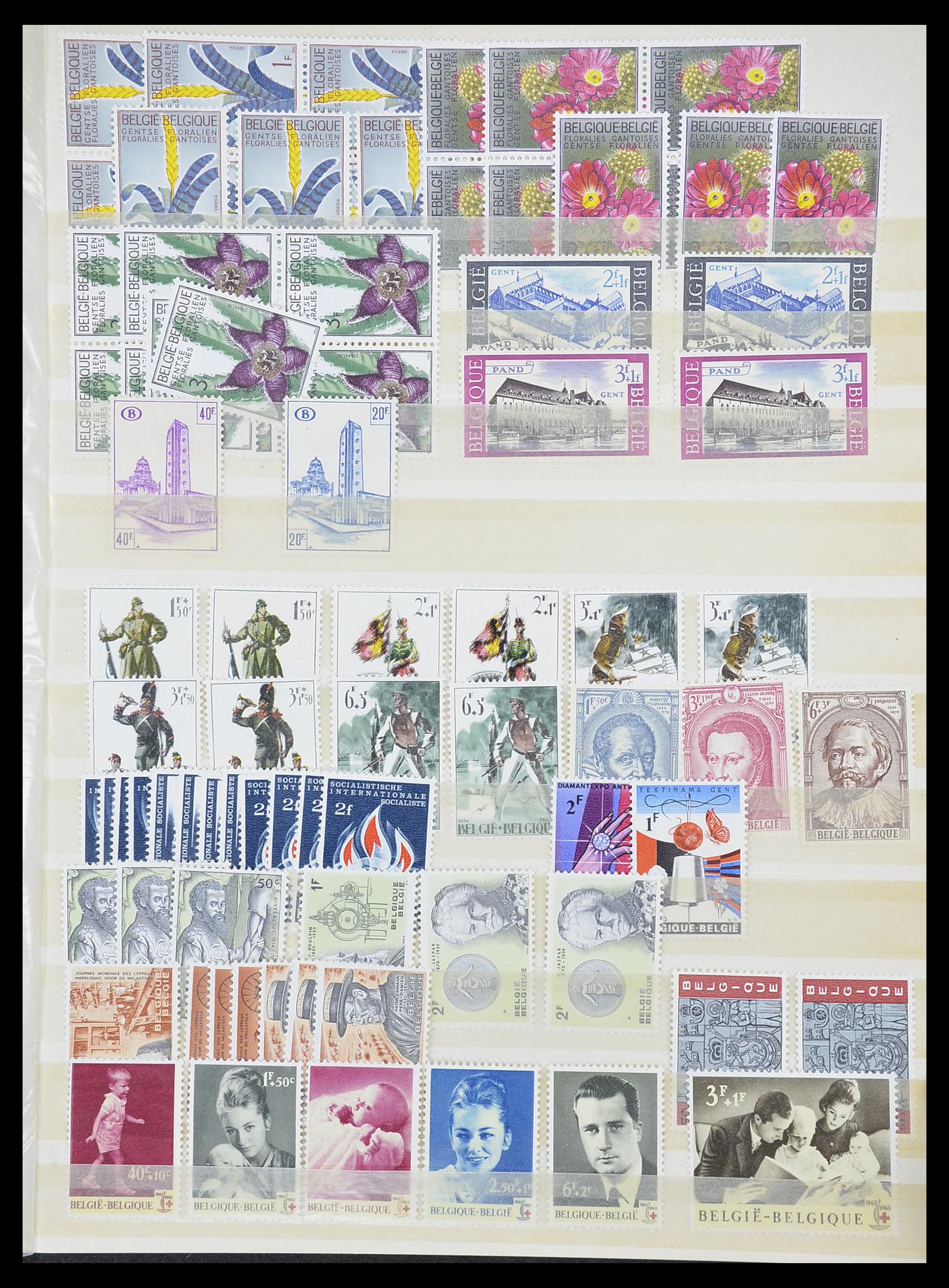 33910 015 - Stamp collection 33910 Belgium MNH 1978-2007.