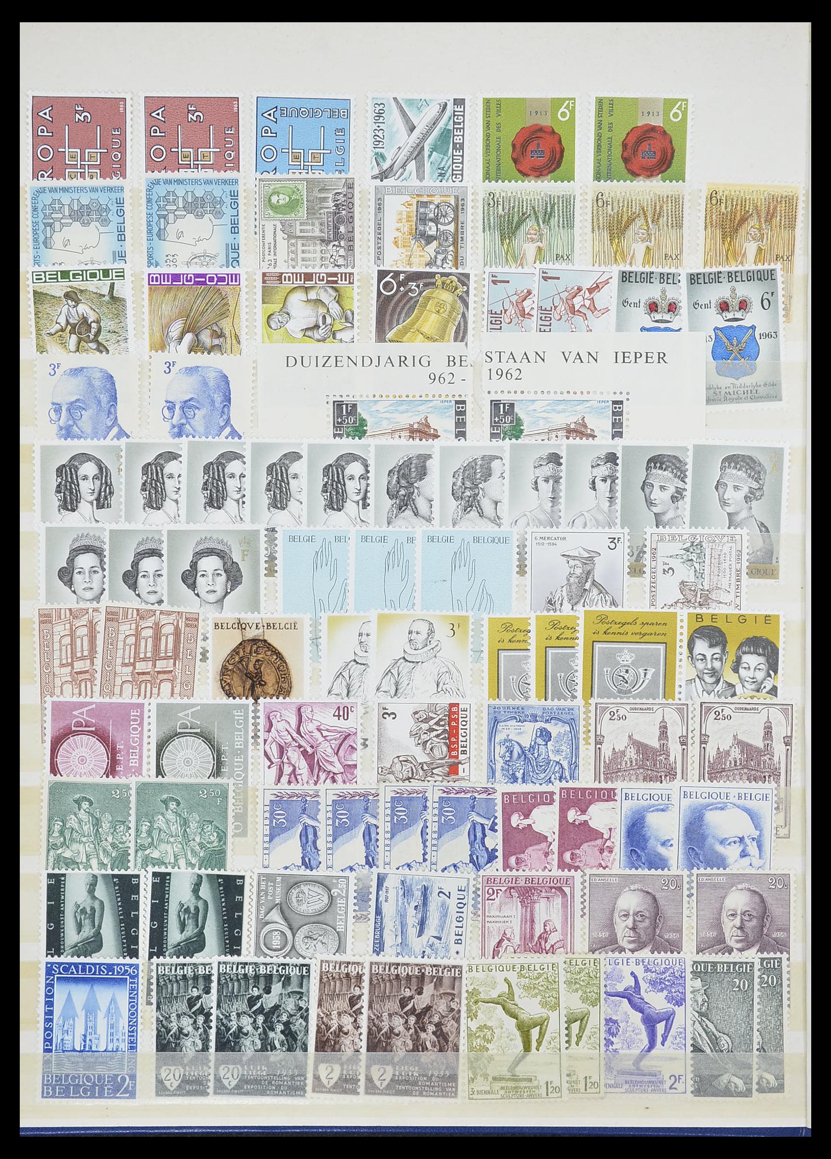 33910 016 - Postzegelverzameling 33910 België postfris 1978-2007.