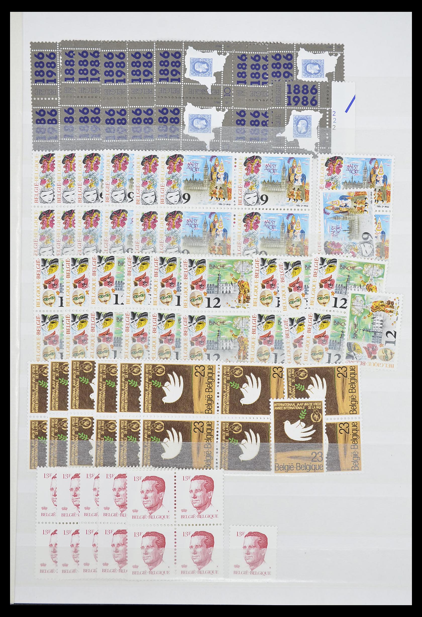 33910 021 - Stamp collection 33910 Belgium MNH 1978-2007.