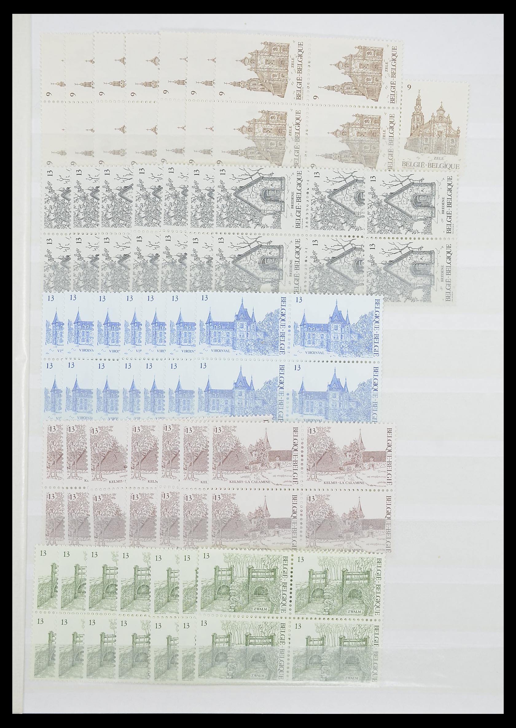 33910 025 - Stamp collection 33910 Belgium MNH 1978-2007.