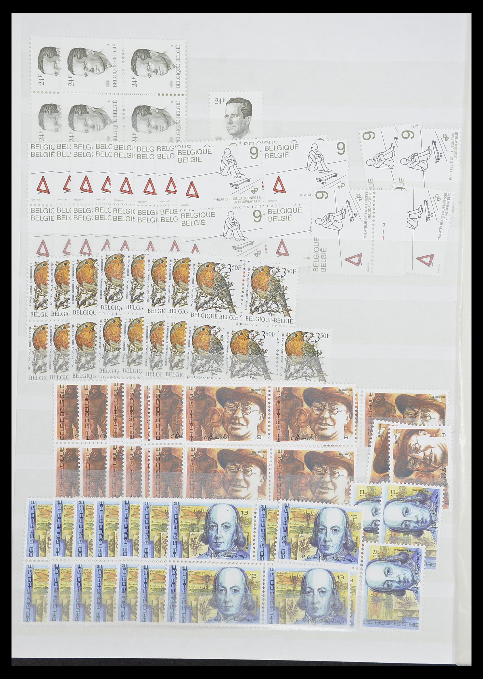 33910 026 - Stamp collection 33910 Belgium MNH 1978-2007.