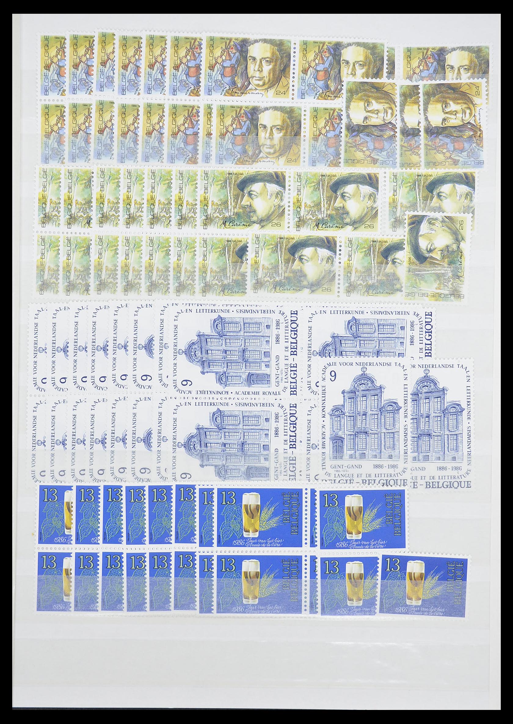 33910 027 - Postzegelverzameling 33910 België postfris 1978-2007.