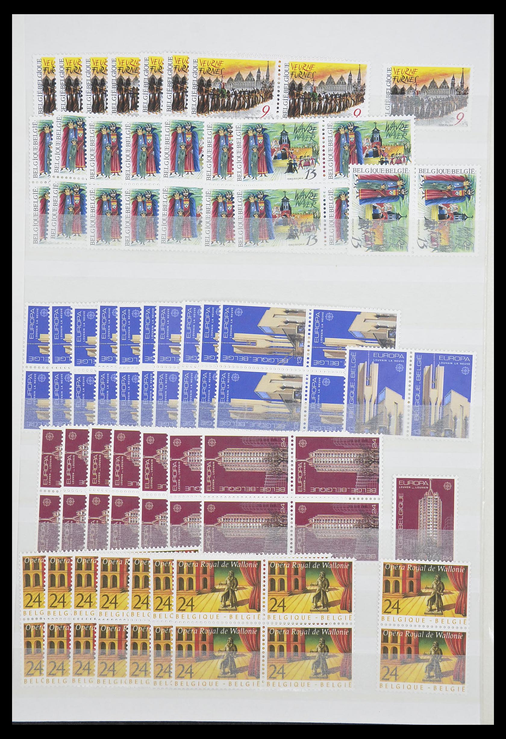 33910 032 - Stamp collection 33910 Belgium MNH 1978-2007.