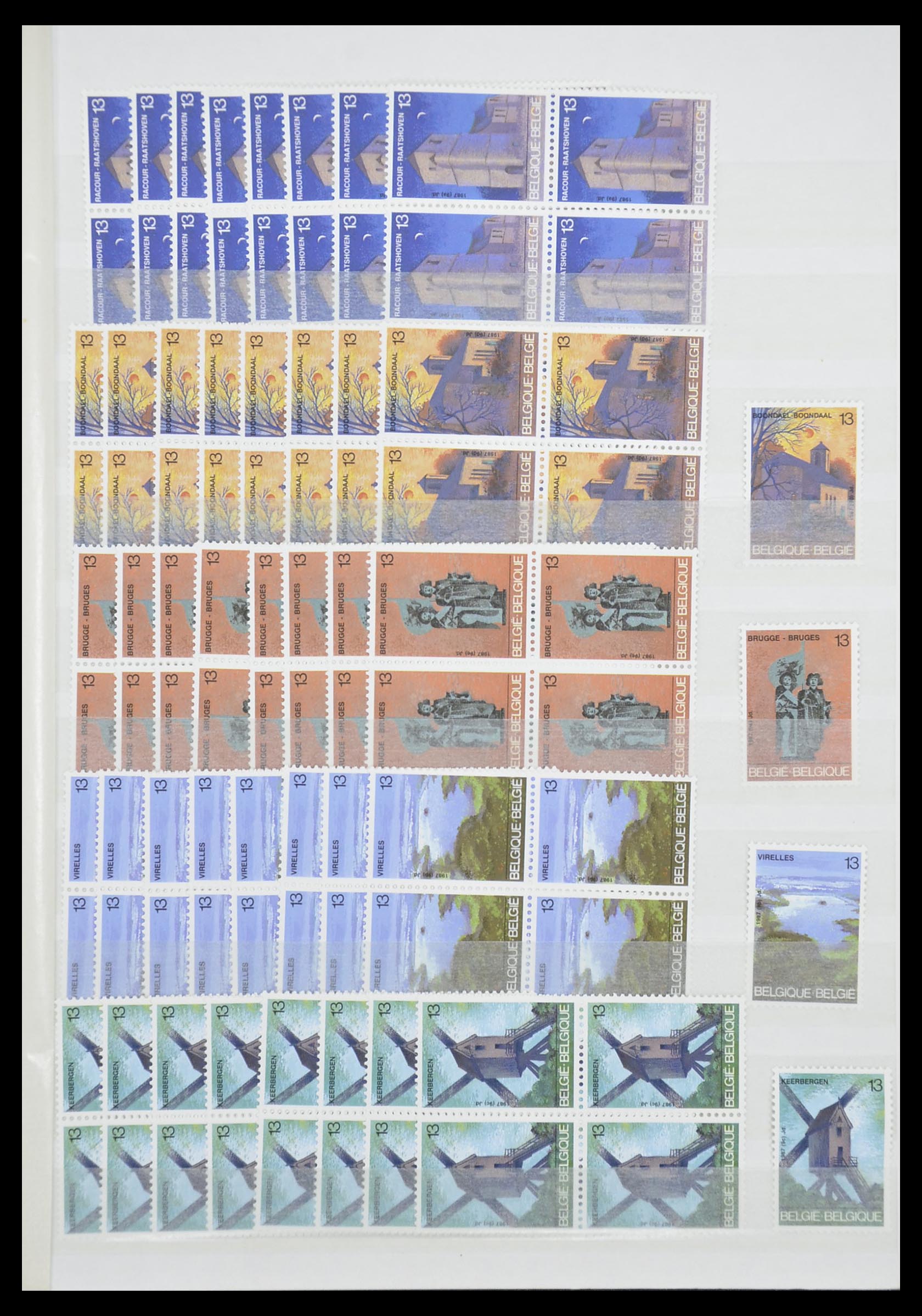 33910 033 - Stamp collection 33910 Belgium MNH 1978-2007.