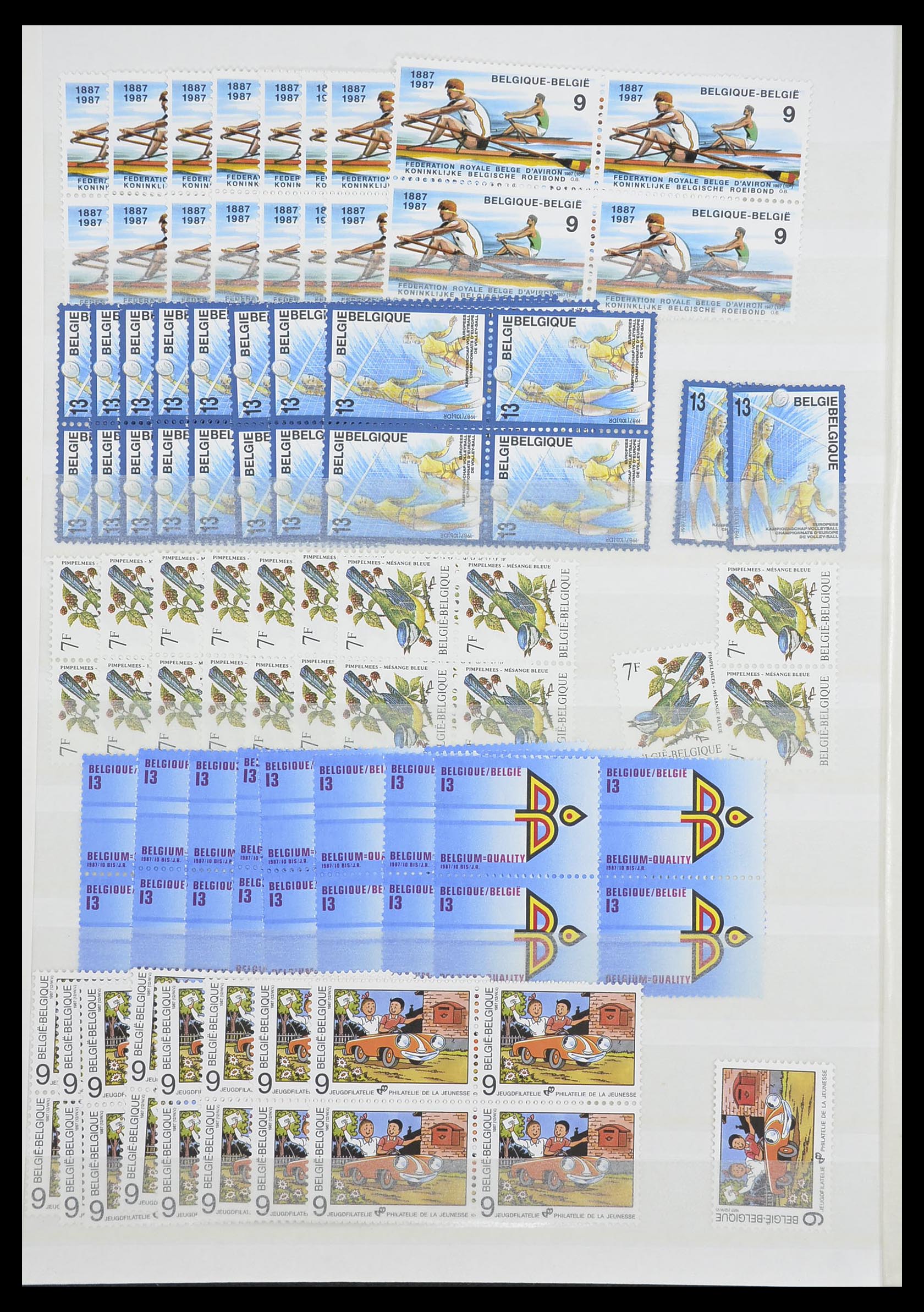 33910 034 - Postzegelverzameling 33910 België postfris 1978-2007.