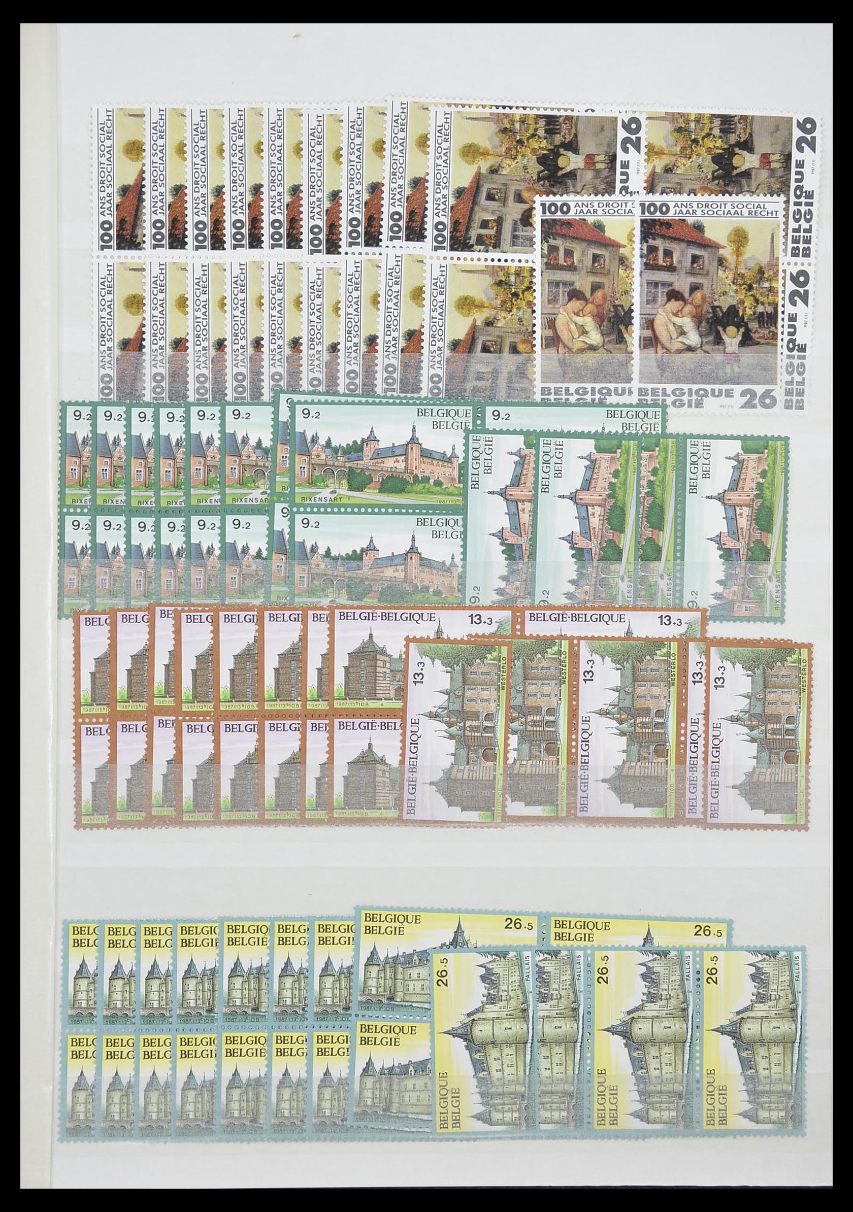 33910 035 - Stamp collection 33910 Belgium MNH 1978-2007.
