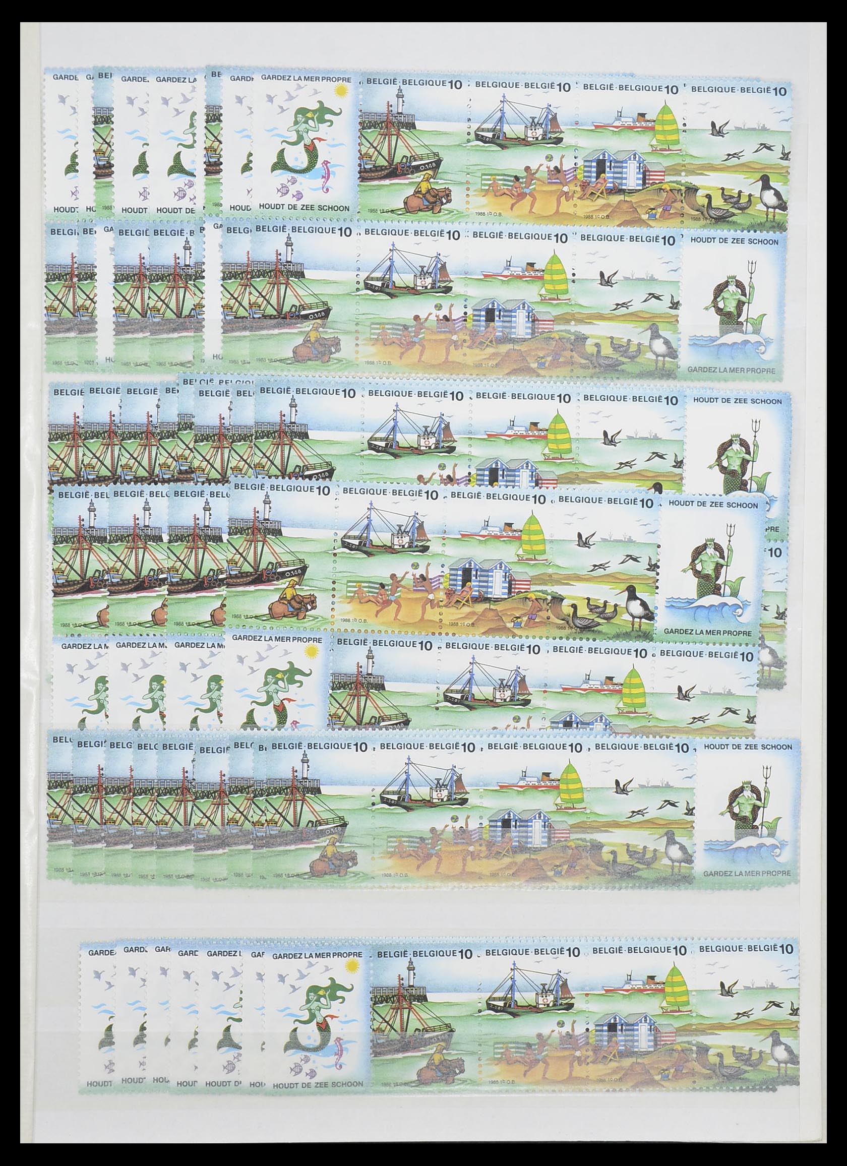 33910 037 - Stamp collection 33910 Belgium MNH 1978-2007.
