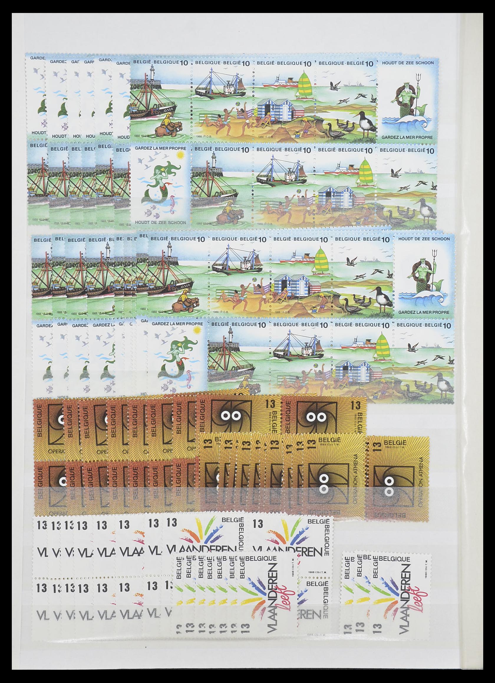 33910 038 - Stamp collection 33910 Belgium MNH 1978-2007.