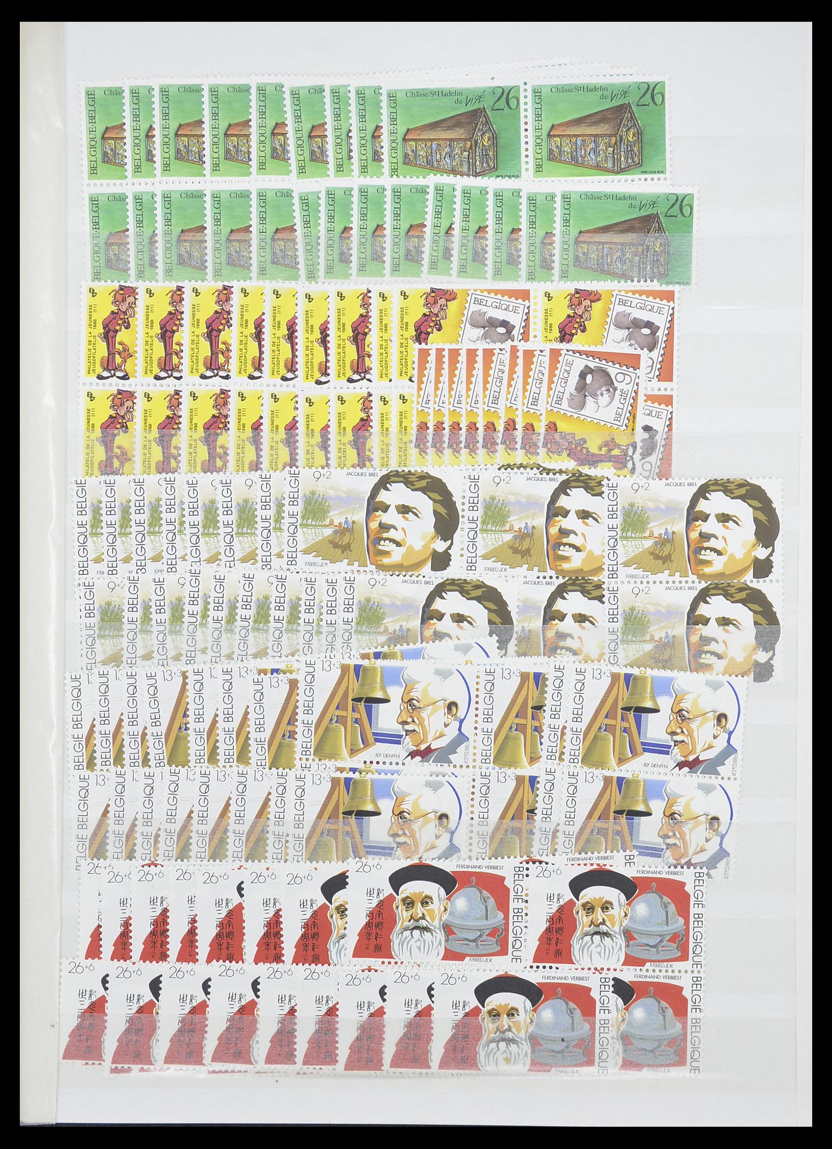 33910 043 - Stamp collection 33910 Belgium MNH 1978-2007.