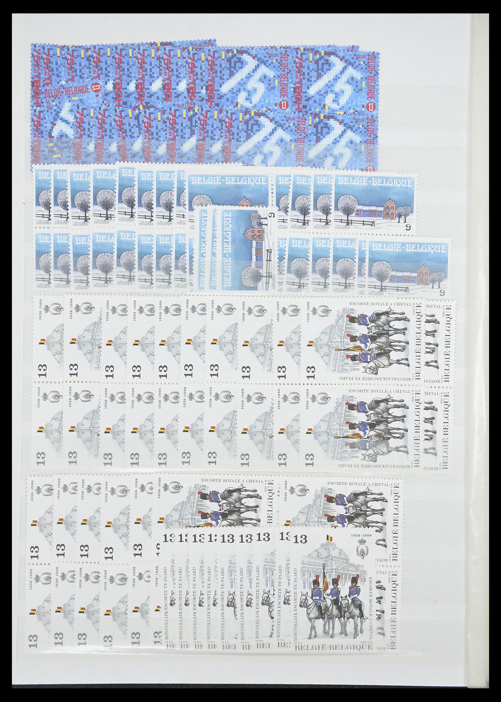 33910 044 - Stamp collection 33910 Belgium MNH 1978-2007.