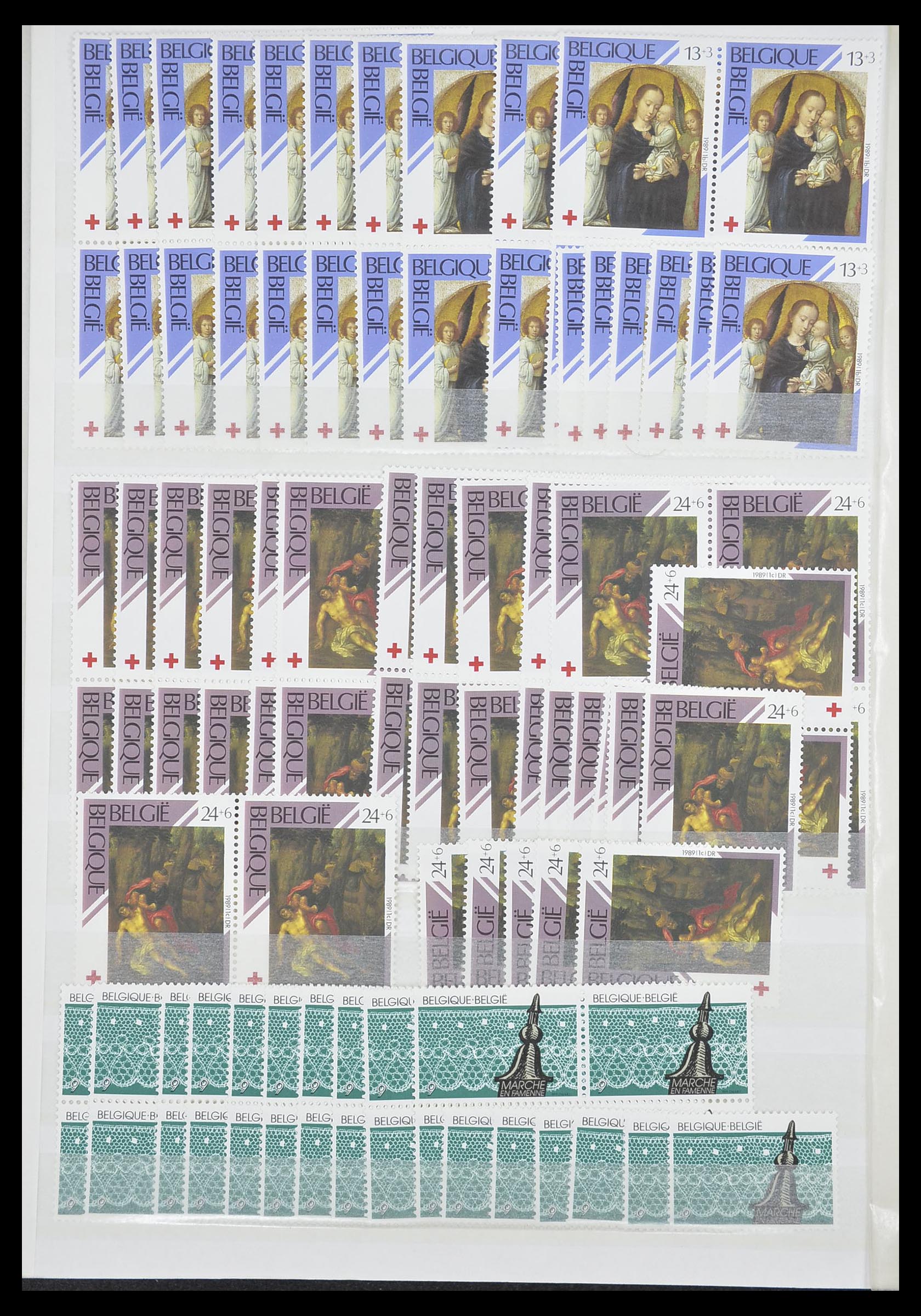 33910 046 - Stamp collection 33910 Belgium MNH 1978-2007.